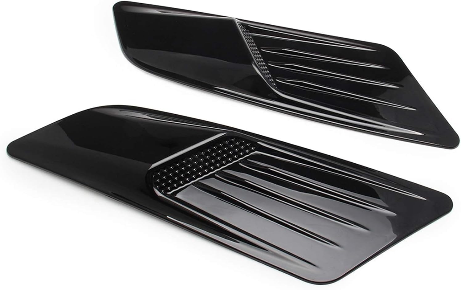 Automotive Accessories Car Air Intakes Hood Scoops Vents Hood Scoop Bonnet Cover Hood(Carbon Fiber Color)