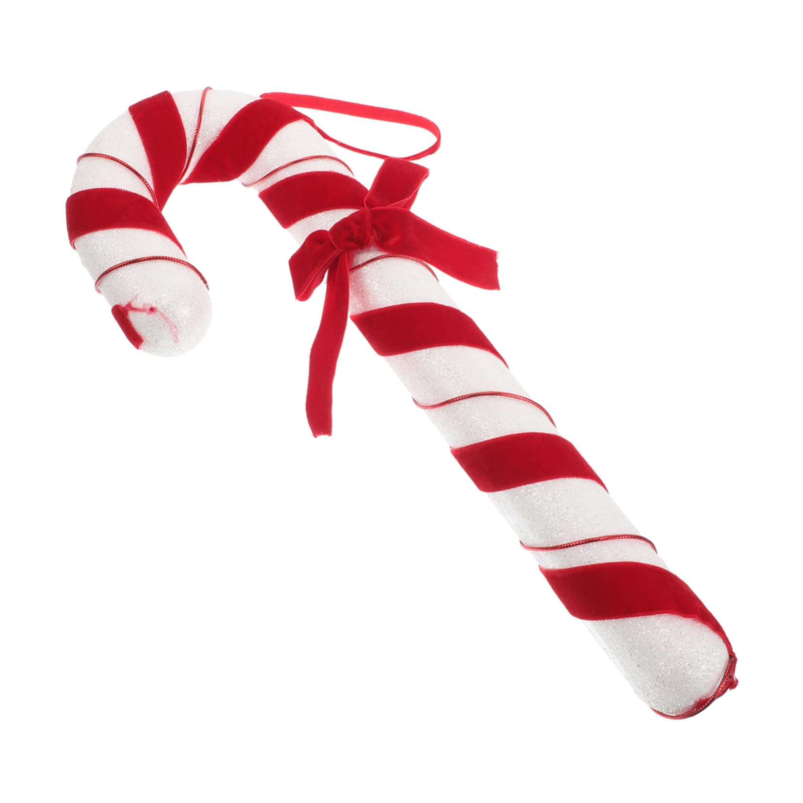 Décoration sapin de Noël peluche rouge blanc, ornement portable pour porches et fêtes uniques