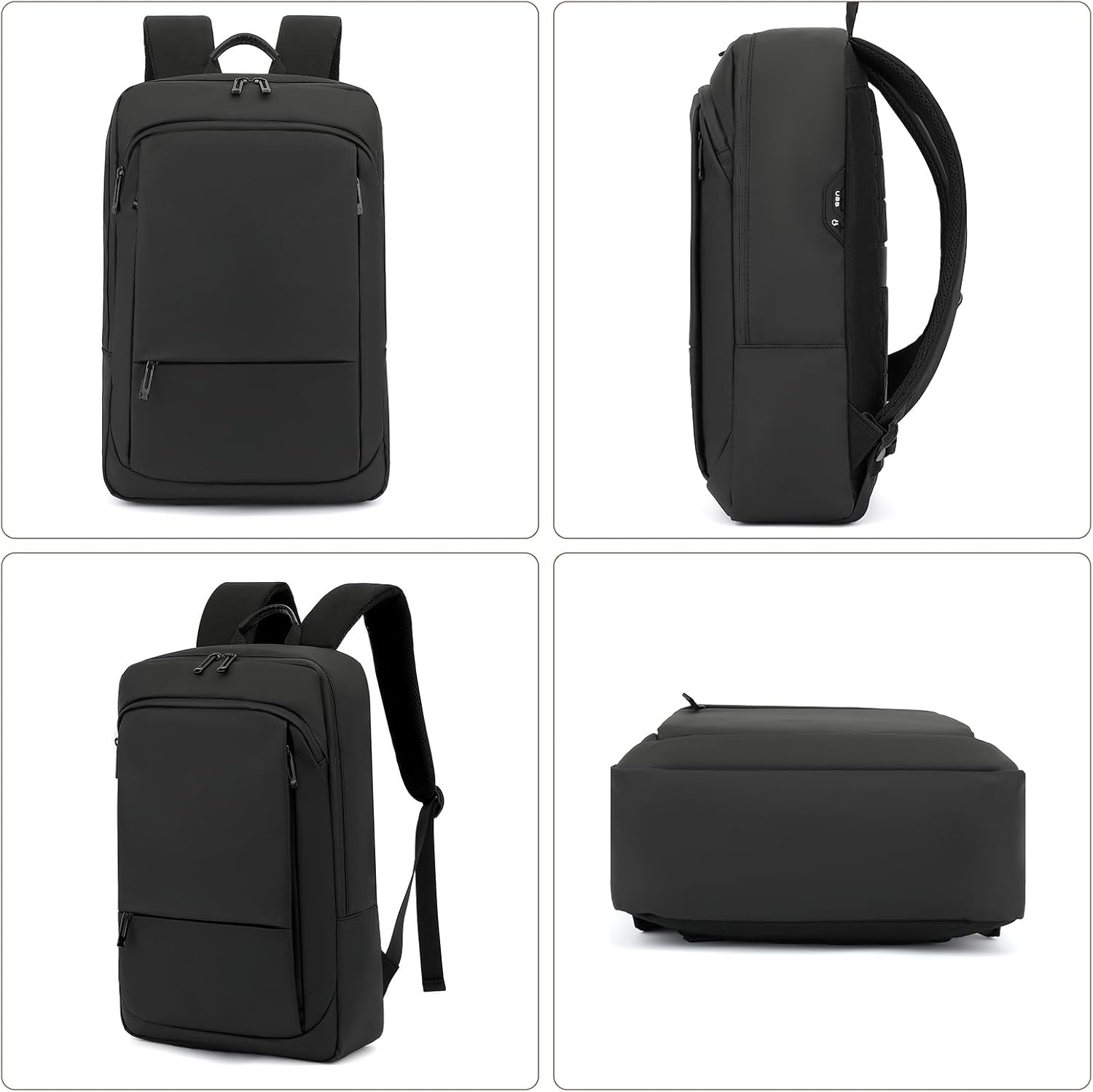 AUGUR Slim Backpack for Men 17 inch Laptop Backpack Computer Notebooks Lightweight Water Resistant Backpacks For Travel/Business/Work