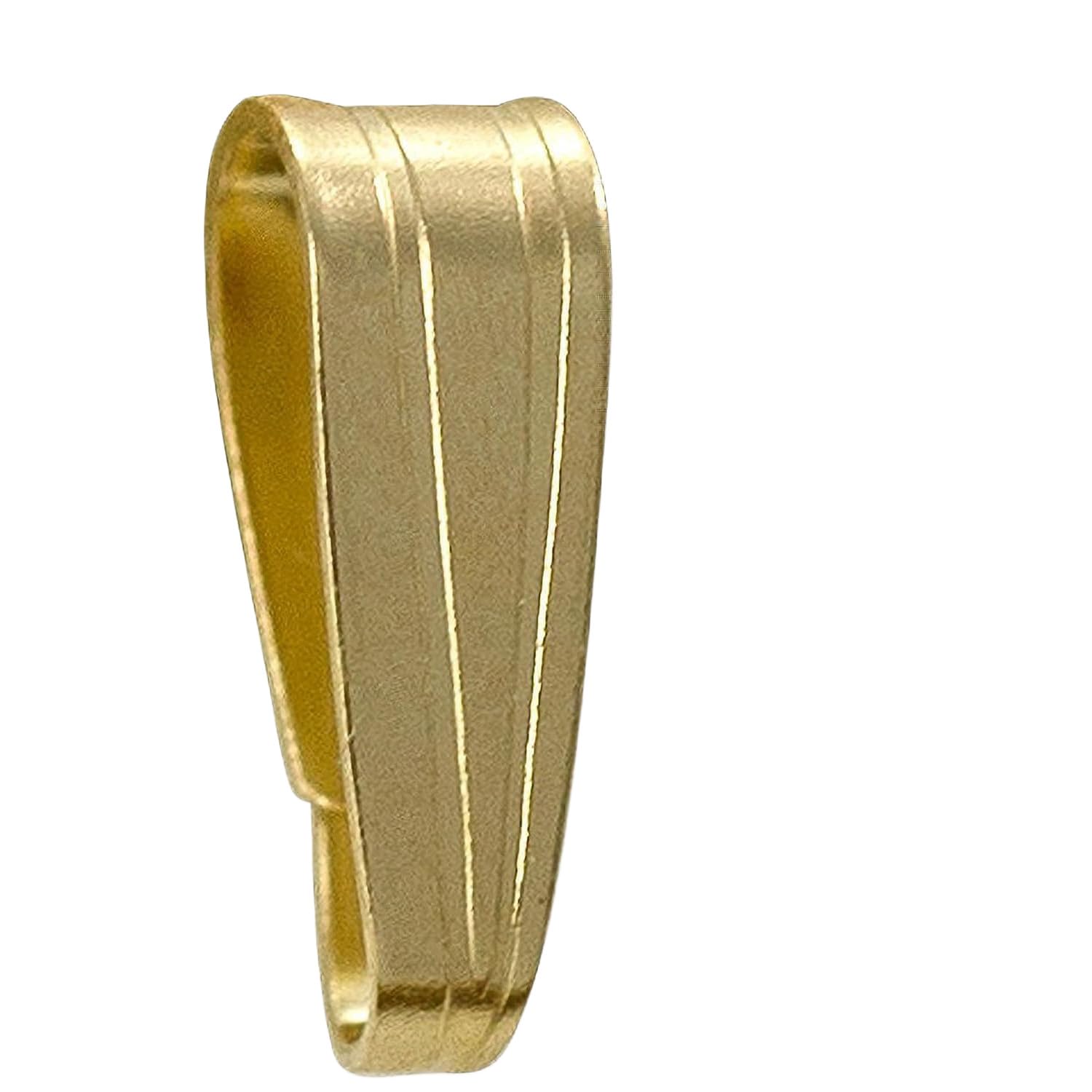 JewelrySupply Snap Bail 6.5x2.5mm 14k Solid Yellow Gold (Package of 1)