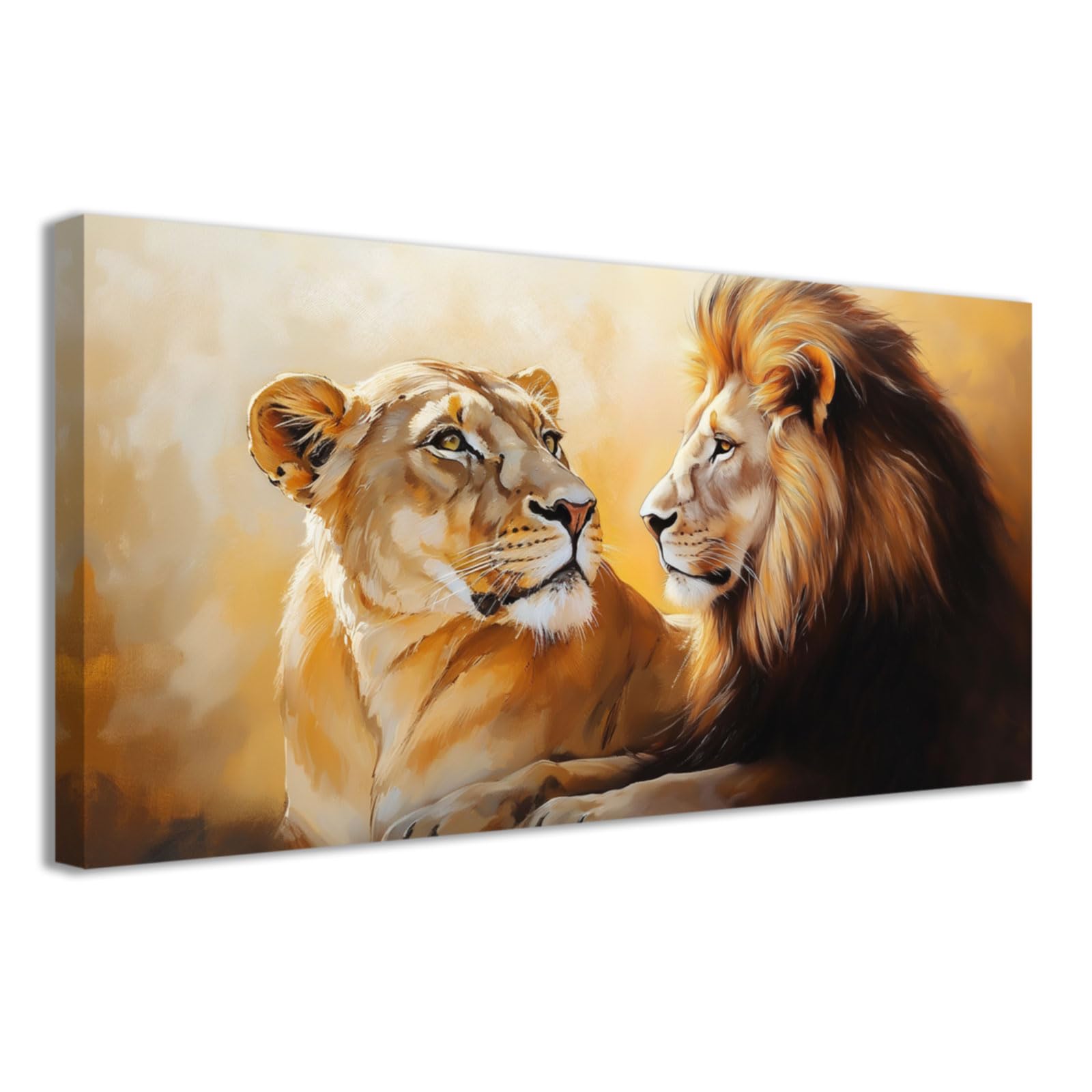 Arte De Pared De Leona Y Cachorro De León, Arte De Pared De África, Animal Blanco Y Negro, León, Vintage, Decoración De Pared, Póster De Estaño, Carteles Vintage, Decoración De Habitación