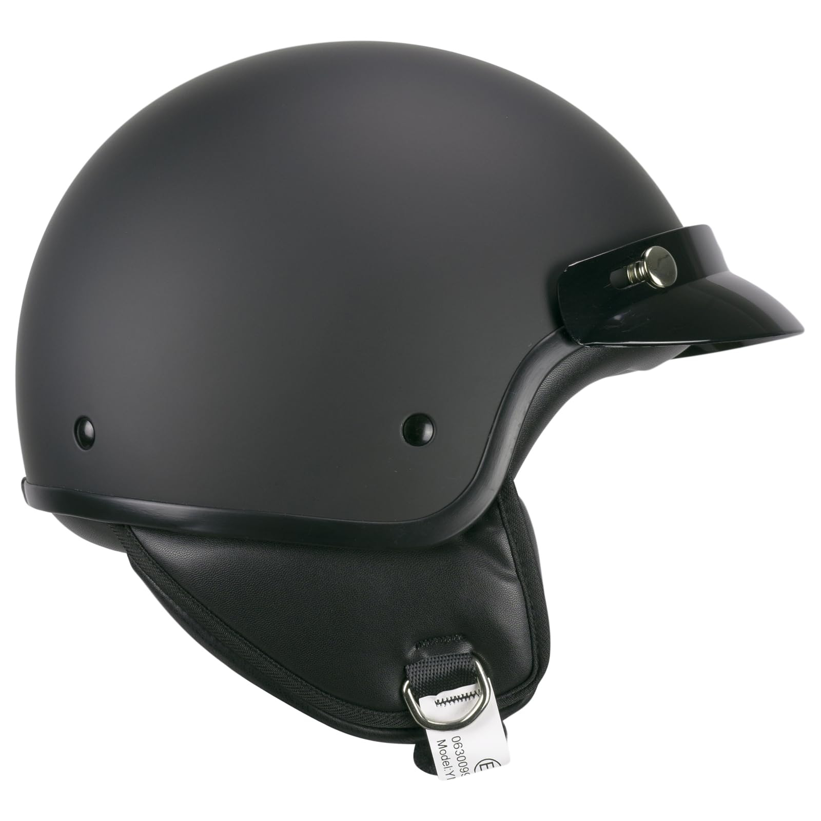 SKA-P Casco open face, 1FHA SMART MONO Nero opaco, S (55-56cm)