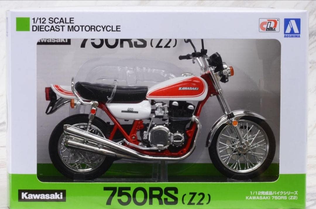 アオシマスカイネット1/12 Kawasaki750RS HONDACB750 Building the Aoshima 1/12 Kawasaki750RS Plastic Model (with