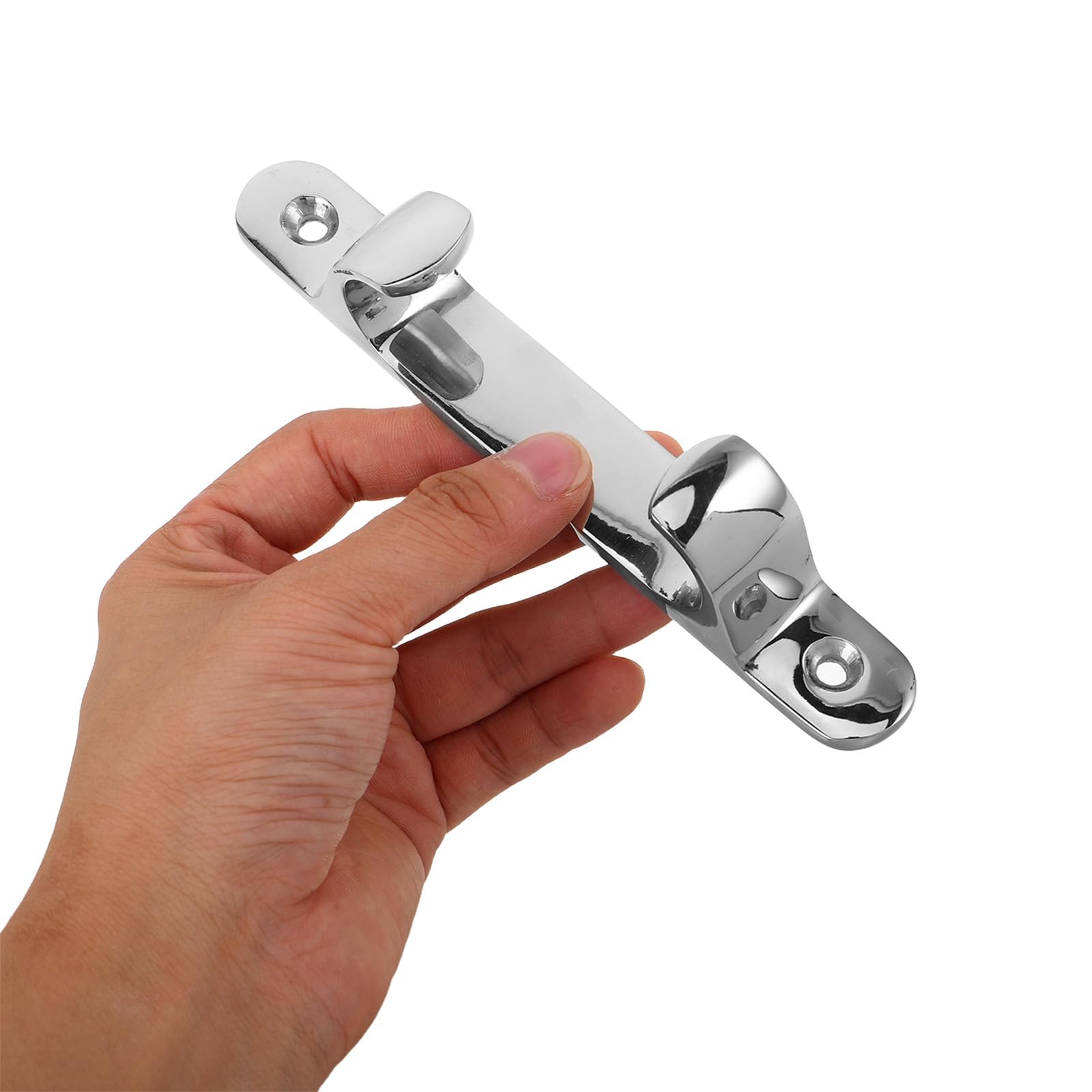 Yardwe Cornamusa de Amarre para Barcos: cuña de Proa de Acero Inoxidable - Guíacabos Marino de 6 Pulgadas para de Anclaje y Muelle - Herrajes de Cubierta para y Barcos de Pesca
