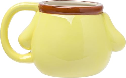 Miniatura 2 de Silver Buffalo Sanrio Hello Kitty and Friends Pompompurin - Taza de cerámica esculpida en 3D, 20 onzas