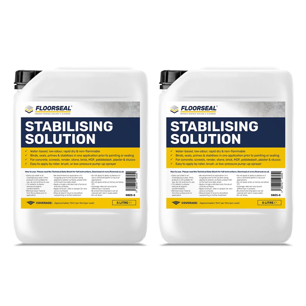 Floorseal Premium Surface Sealers & Cleaners Clear Floorseal Stabilising Solution – Priming Solution (10 Litre)
