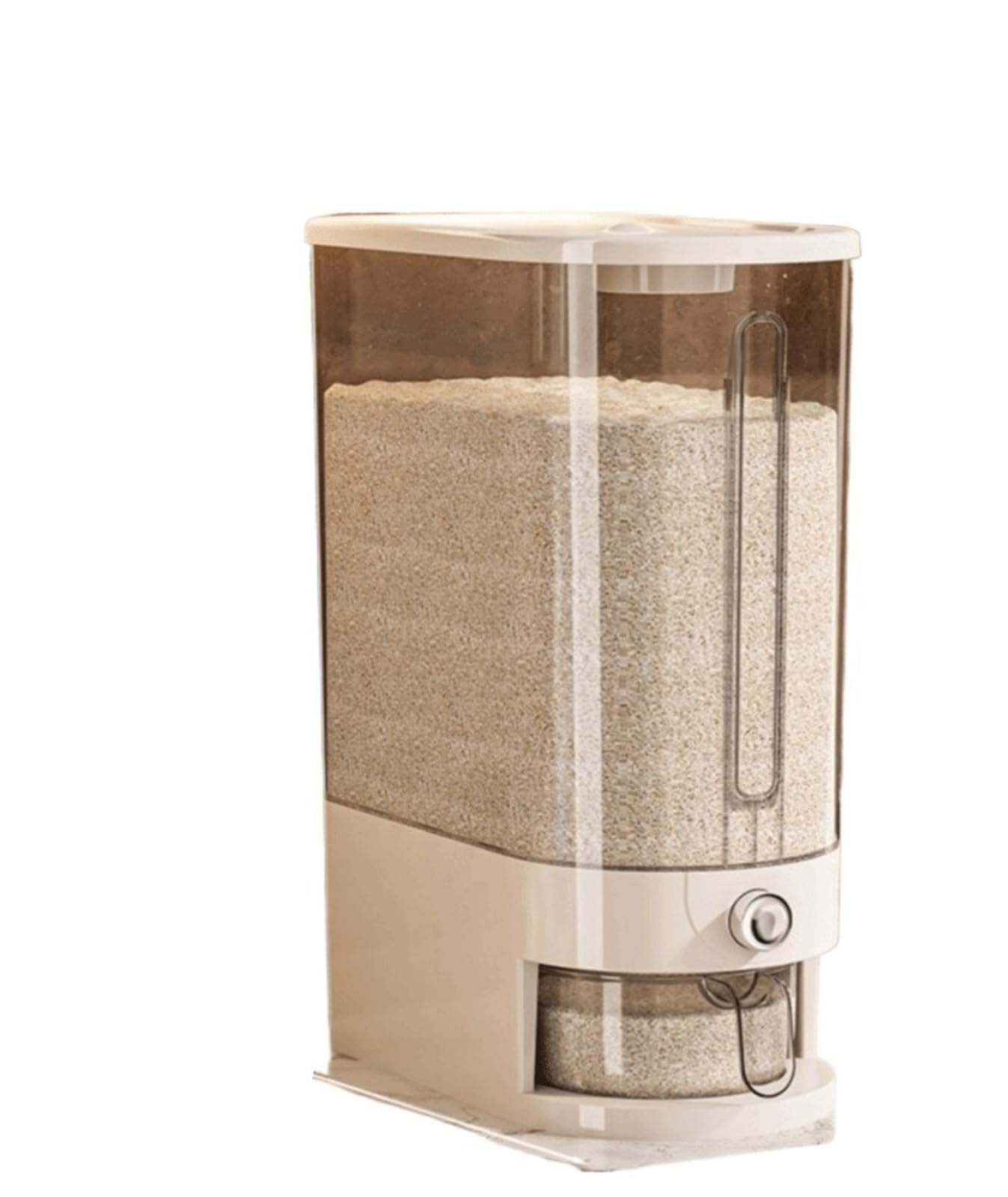 UBOHUZ Rice Storage Container Moisture Proof Dry Food Dispenser Sealed for Kitchen & Pantry