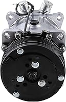 Vista 5 de Compresor universal de aire acondicionado 6PK embrague Sanden 508 5H14 R134A correa serpentina 12V