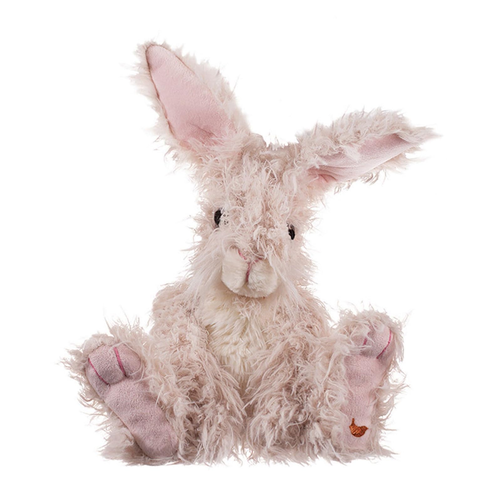 Wrendale - PLUSH001 - Plüschtier, Hase Rowan, mit Leinentasche, 26cm x 22cm x 20cm