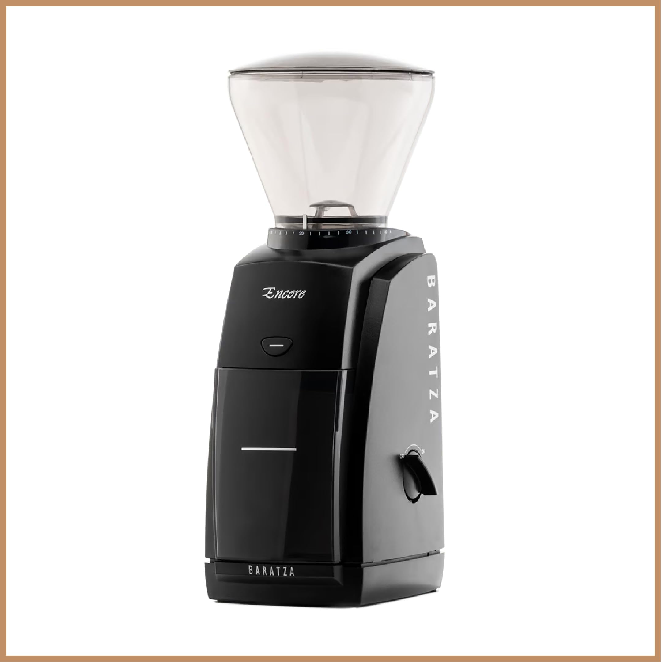Baratza - Macinacaffè Encore 230V - Elettrodomestici per la Casa, Macina Caffè Elettrico per Caffè in Grani - Grinder con 40 Regolazioni, Nero