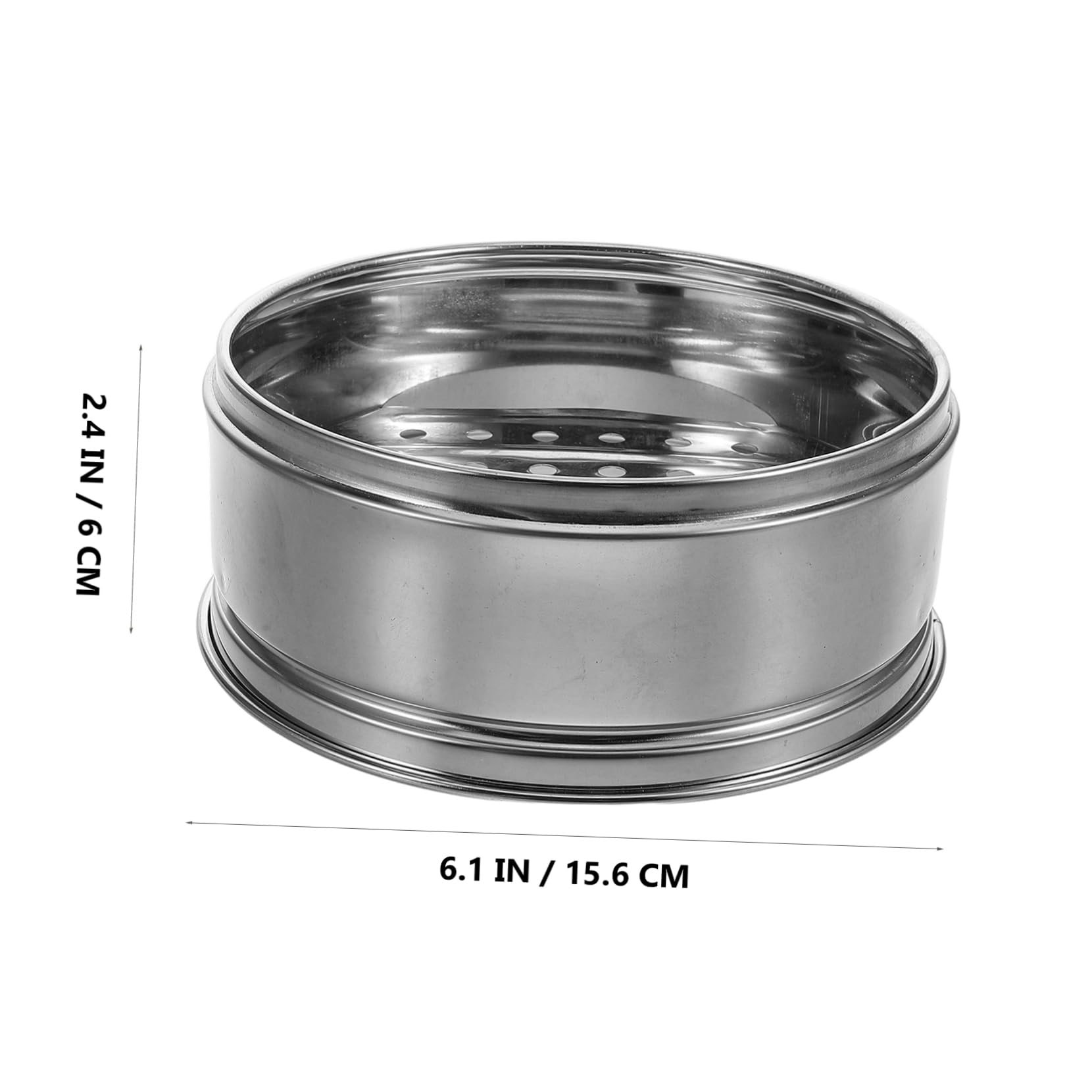 CONGARTENO Stainless Steel Cooking Tray for Dumplings and Vegetables Earless Design for Easy Cleaning Commercial Grade Steaming Rack for Restaurants and Food Shops