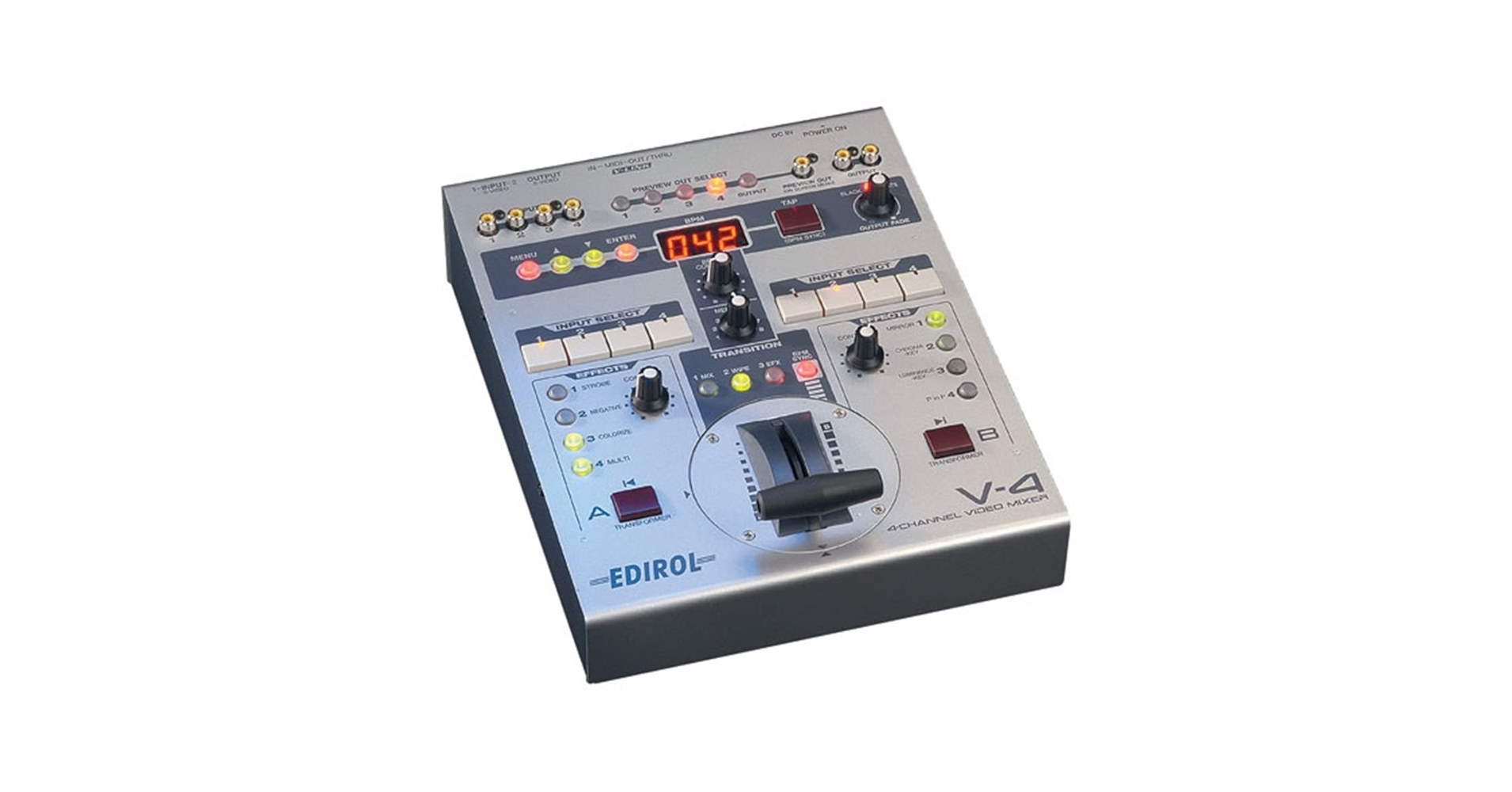 Roland EDIROL エディロール V-4 4チャンネル ビデオミキサー Roland Pro A/V - V-4 | 4 Channel Video Mixer with Effects