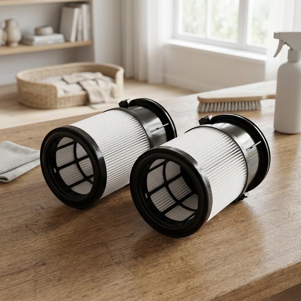 Filtros de Repuesto Plástico y para papel Alta Eficiencia Filtros(4 PACK)