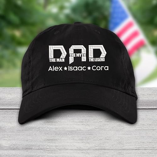 Miniatura 2 de Sombrero personalizado para papá y abuelo, sombrero bordado personalizado para papá, regalo para papá nuevo de parte de la esposa, para papá,