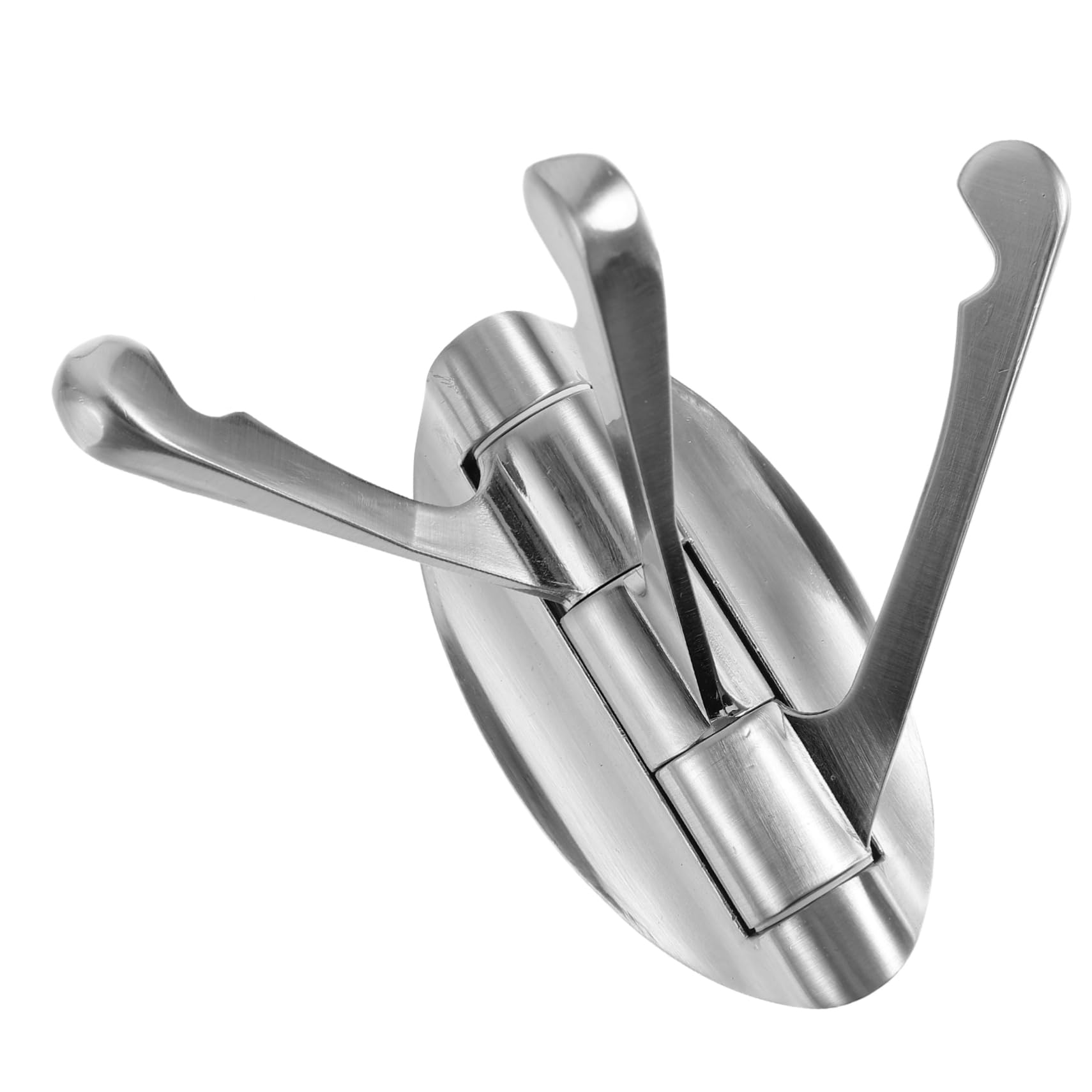 SHINEOFI 4 Piezas Gancho de metal giratorio ganchos de baño gancho giratorio para montaje en pared bath colgador de toallas gancho montado en la pared Ganchos colgantes Aleación de zinc