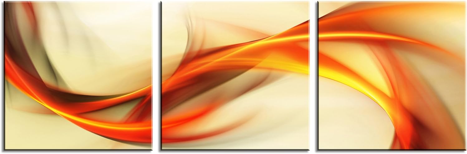 Amosiwallart Canvas Prints Wall Art Butterfly Orchid Flowers Painting White Floral Prints Picture Home Living Room Decor Framed Art 5 Pieces (Orange, 30x30cmx3pcs)