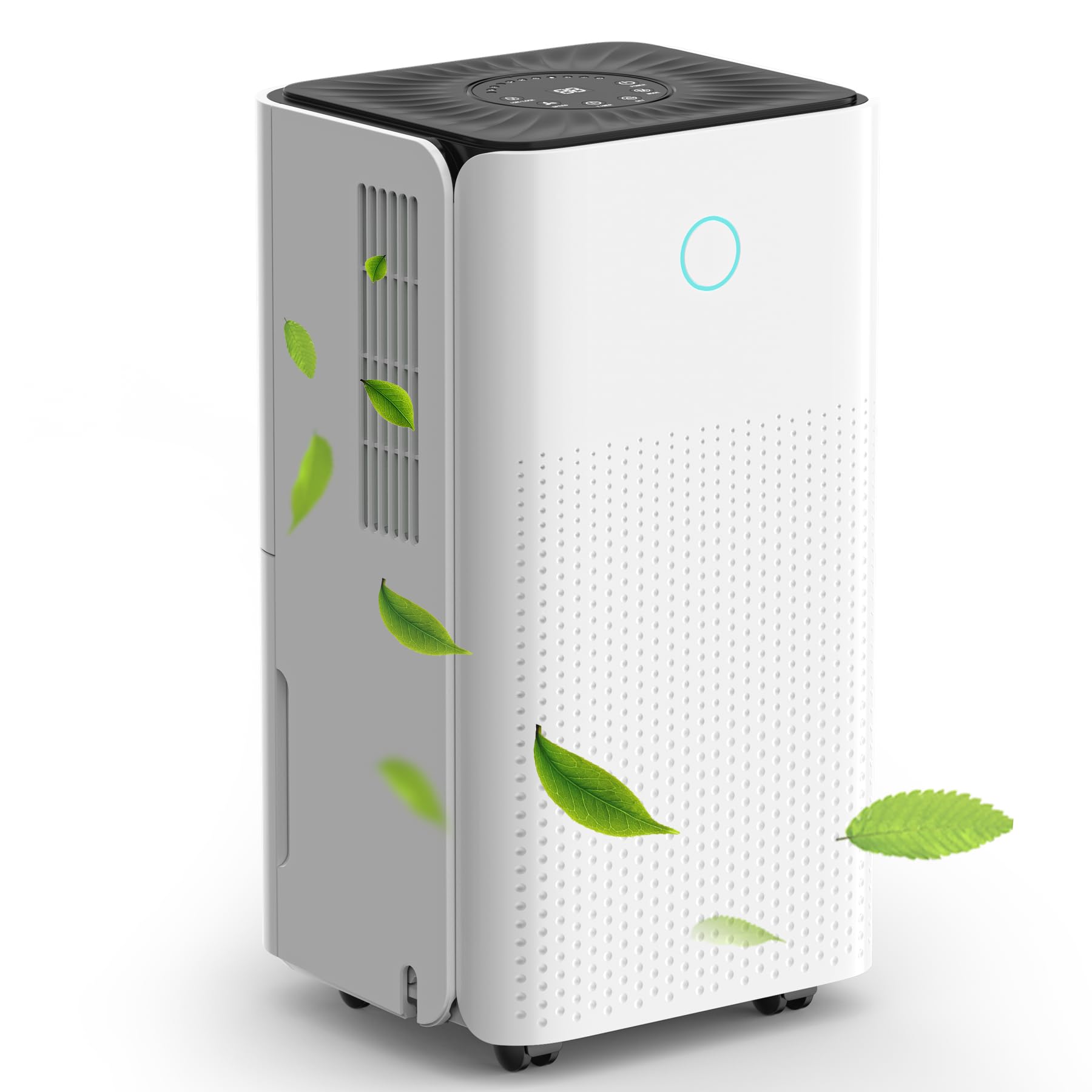 2000 Sq.ft Dehumidifier for Basement, LUKO 30 Pint Dehumidifier with Drain Hose for Continuous Drainage, Intelligent Humidity Control Panel and 24H Timer, 3 Modes, Child Lock, Auto Defrost-image-48