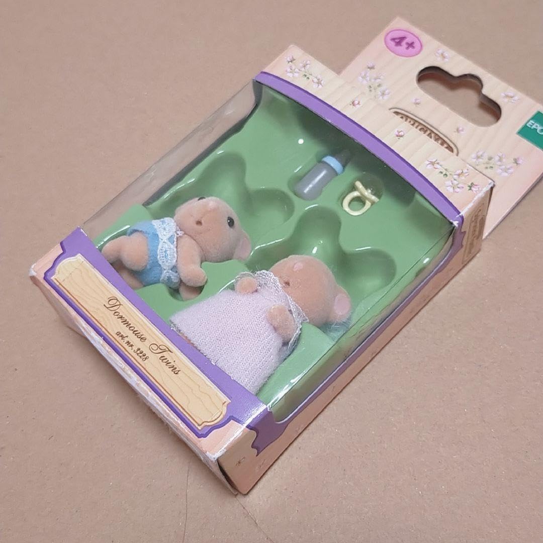 Amazon.co.jp: 海外版シルバニアファミリー 野ネズミ赤ちゃん双子  