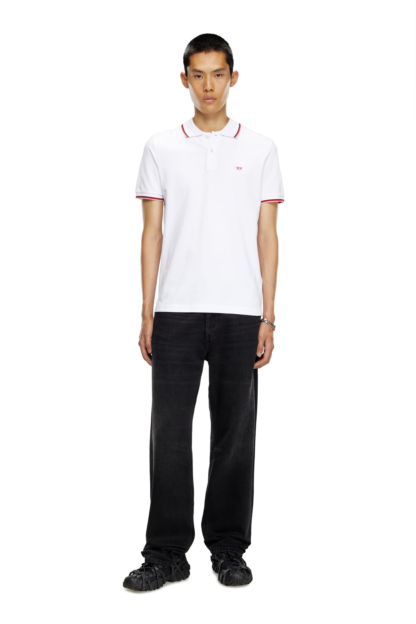 Diesel T-Smith-doval-pj Polo Shirt T-Shirt Uomo (Pacco da 1)