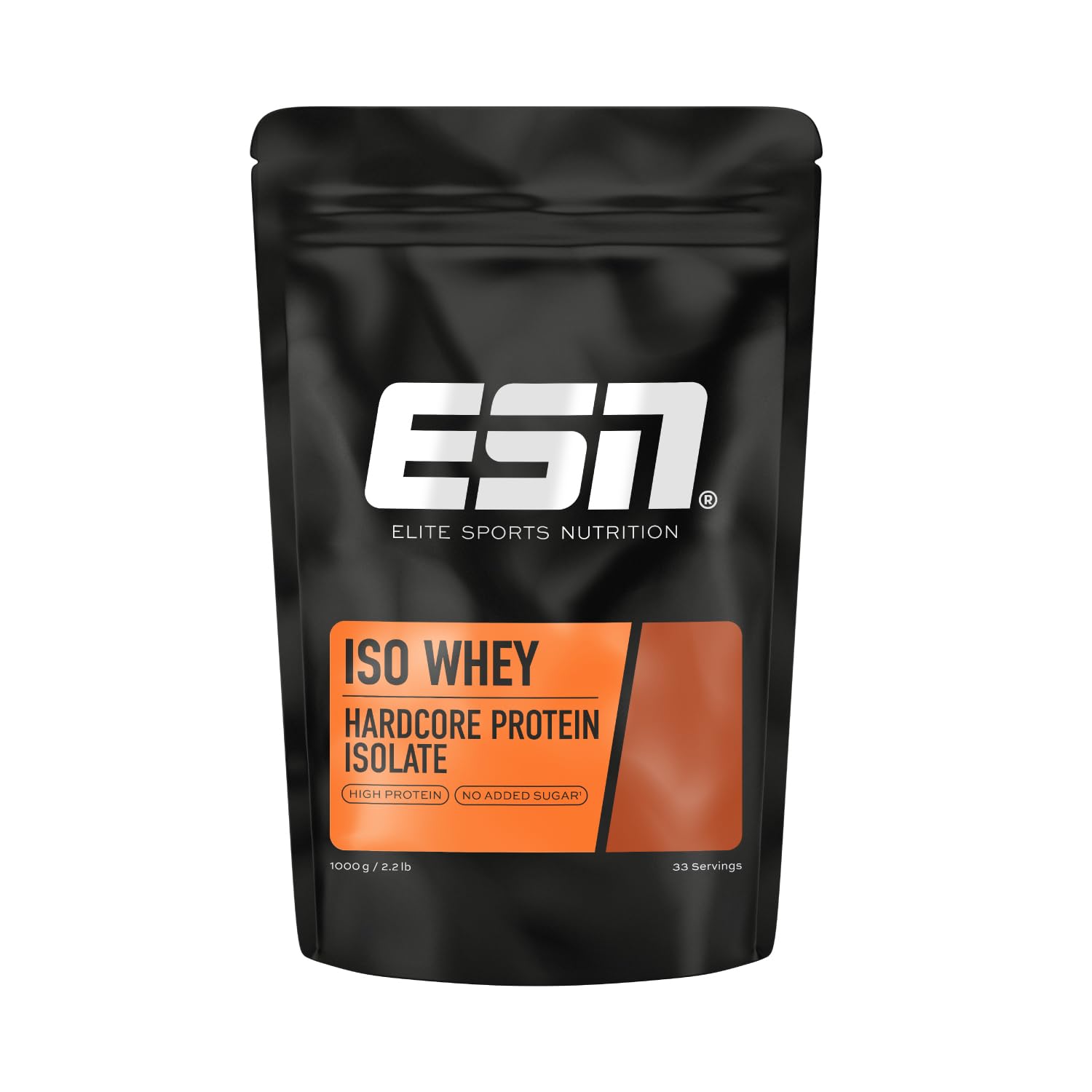 ESN IsoWhey Hardcore Protein Powder, Neutro, 1 kg, fino a 26 g di proteine per porzione, made in Germany