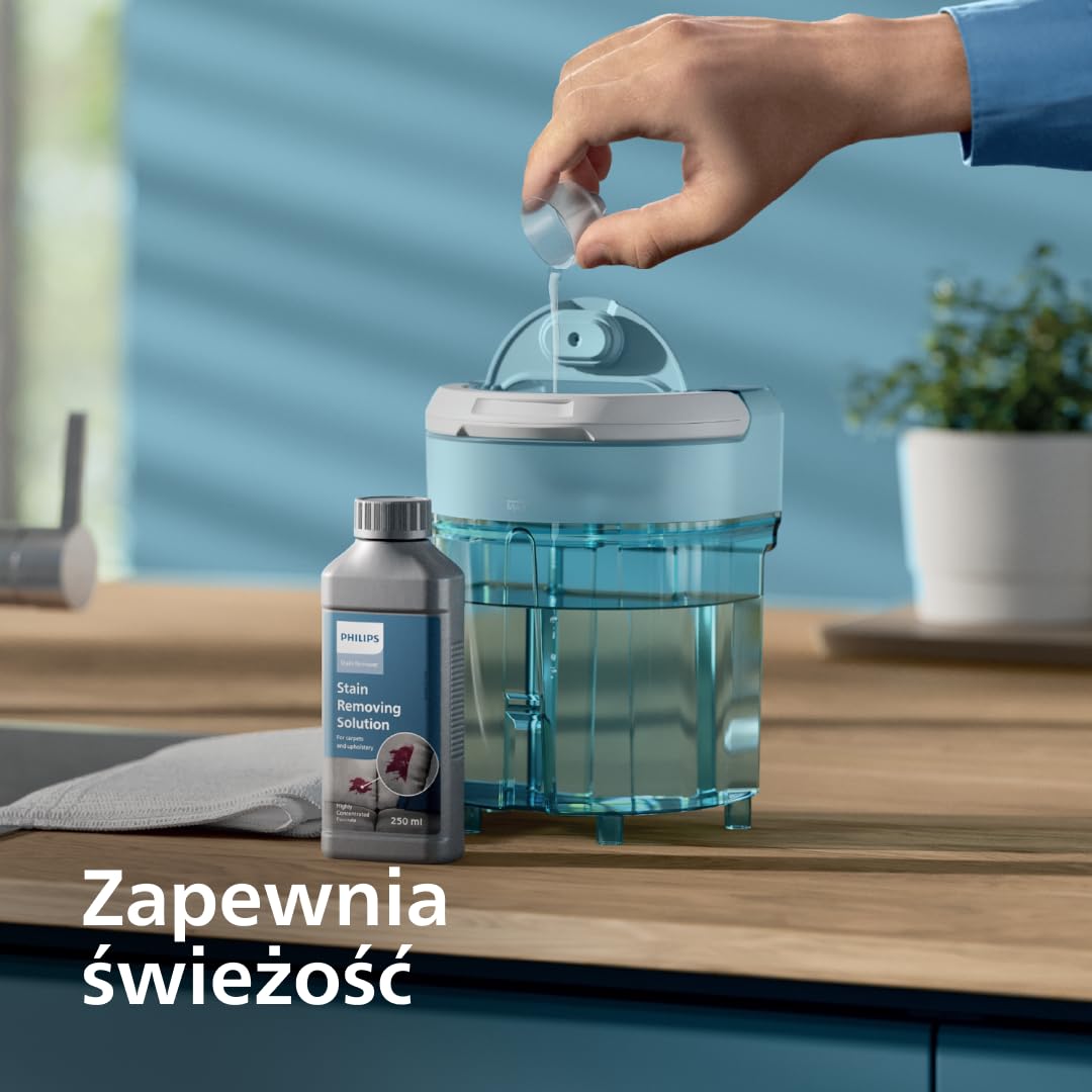 Philips Odkurzacz do usuwania plam z serii 3000 - usuwanie plam, wzmocnienie świeżości, inteligentny panel sterowania, funkcja automatycznego czyszczenia, idealny do dywanów i tapicerki (XW3192/11)