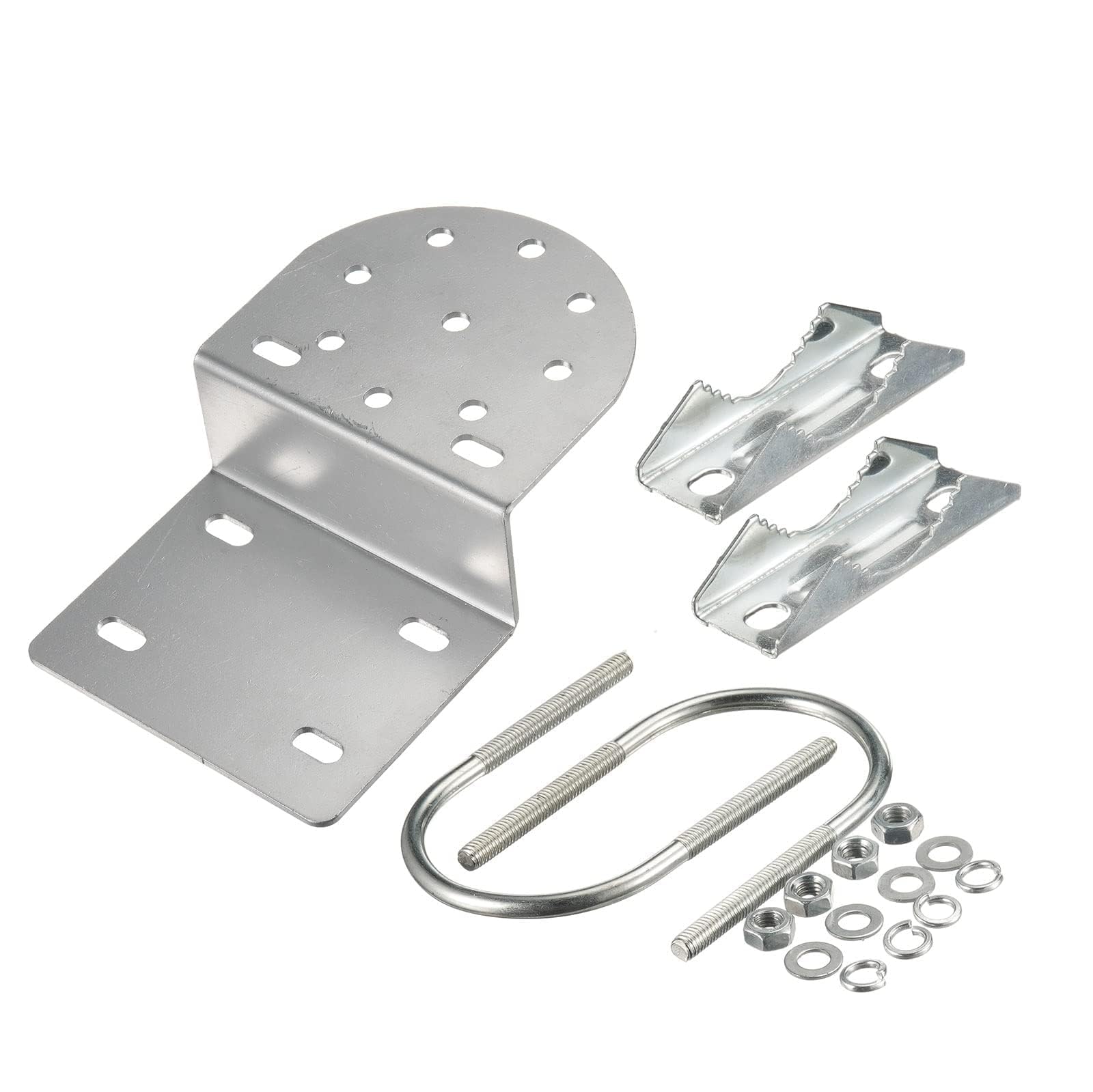 Staffa Antenna, Palo Antenna TV Esterno, 37 centimetri, Resistente al Vento e alla Pioggia, Supporto per Client Bridge CPE di Punto di Accesso Wireless, Confezione da 2