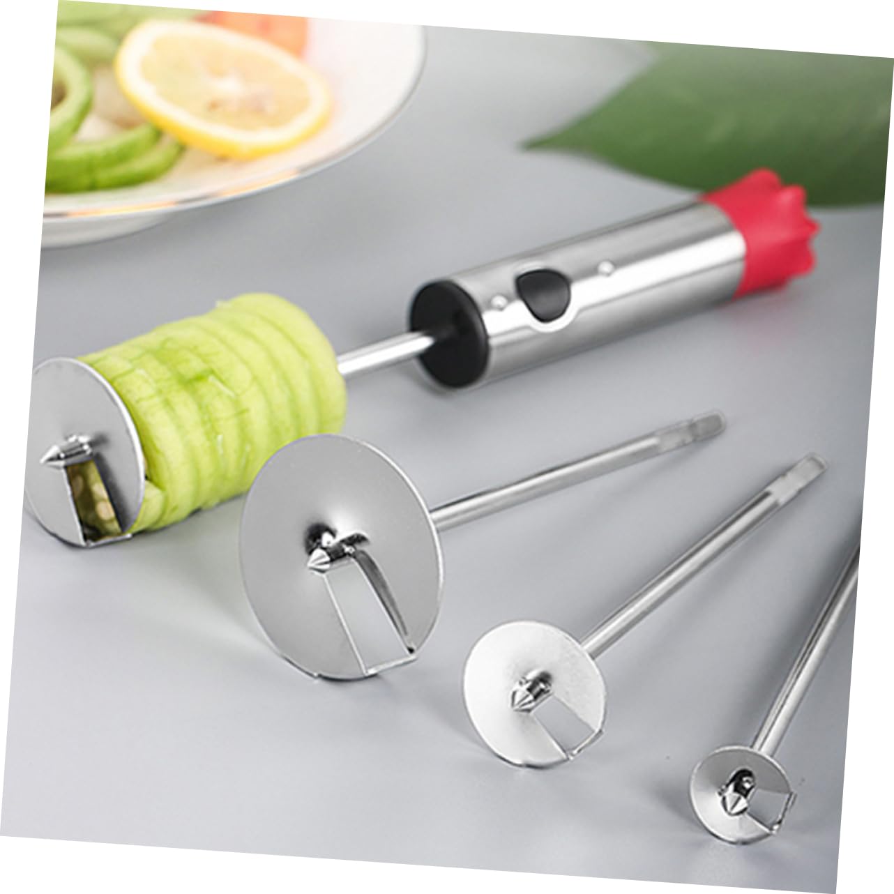 Genérico Conjunto De Herramientas De Descorazonador De Frutas Y Verduras Descorazonador De Cerezas De Frutas De Kit De De as Removedor De Núcleo De
