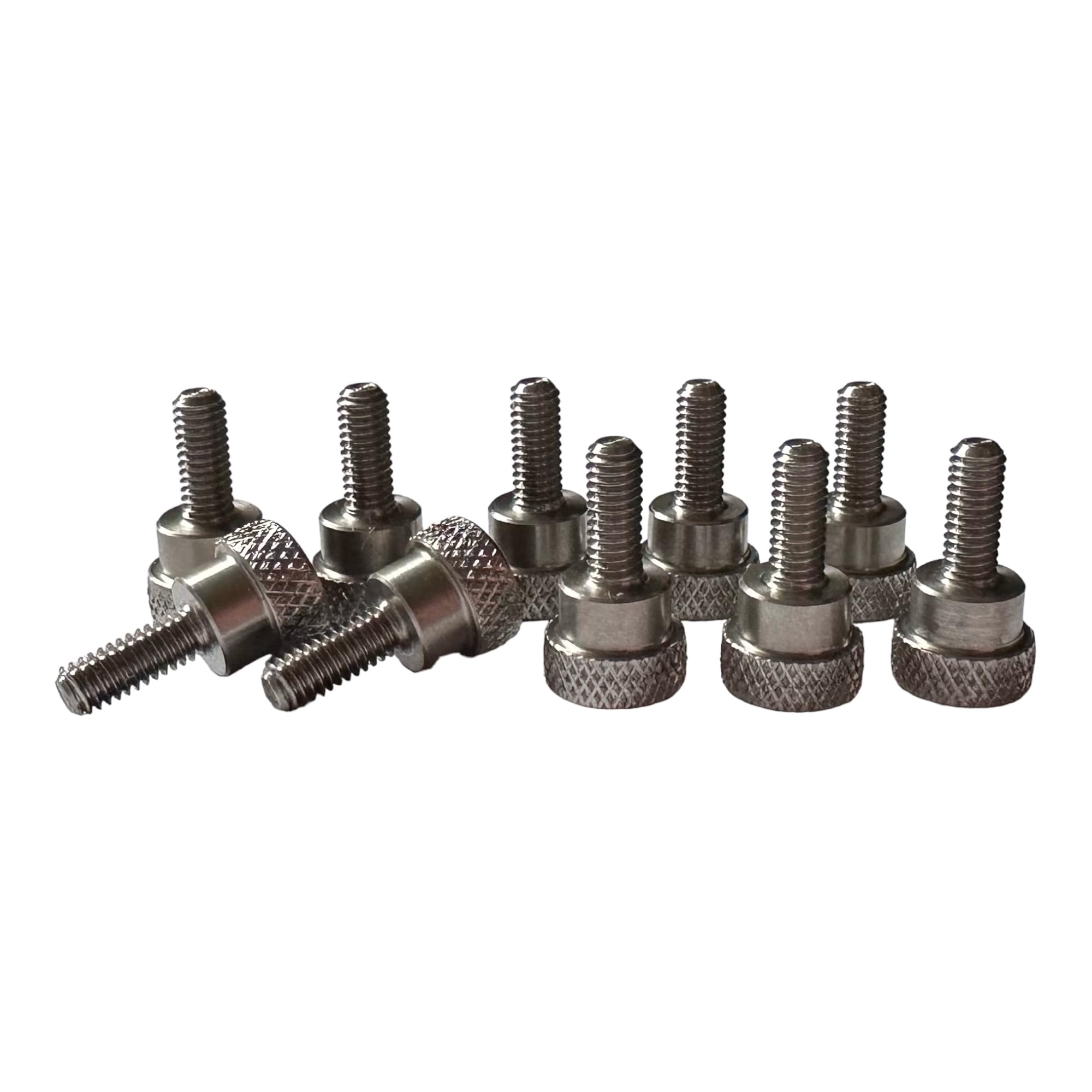 PrecisionGeek® M5 Stainless Steel 303 Knurled Thumb Screws