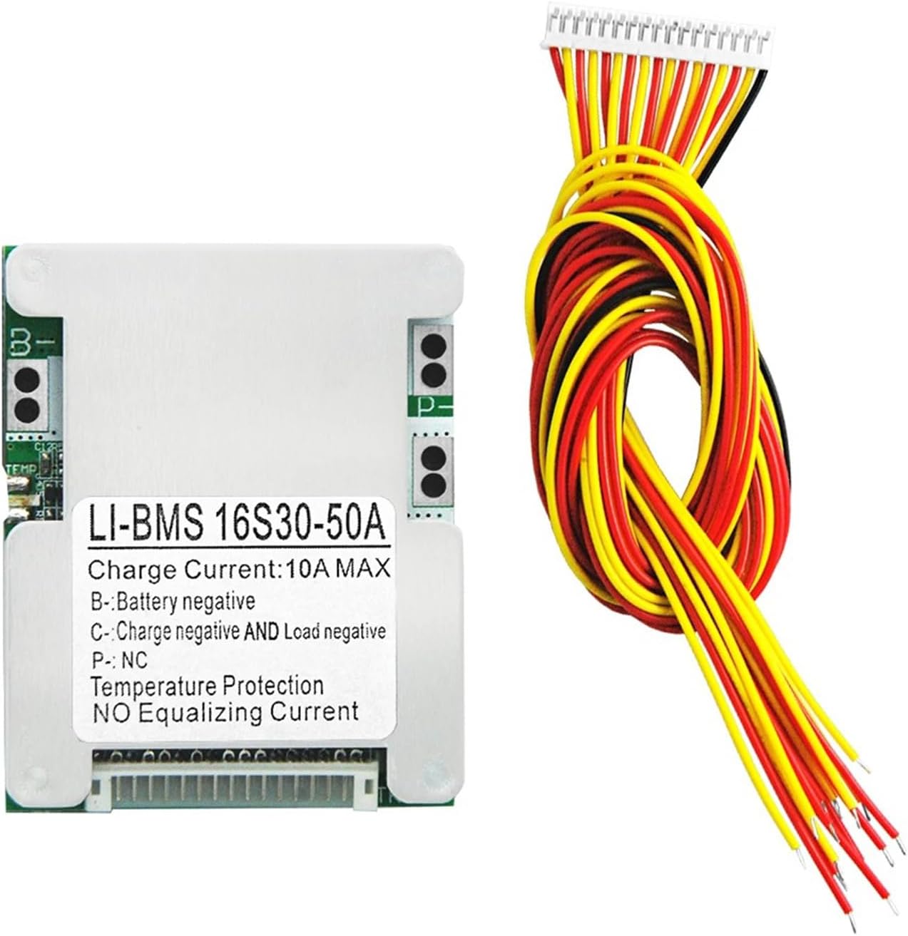 Lithium-ion 16S 60V 30A-50A BMS Board Module For PCM Battery Board Suitable For Electric Vehicles PCB Inverters