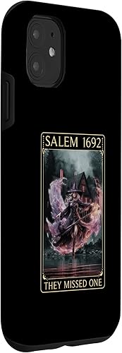 Miniatura 9 de Funda para iPhone 1212 Pro Salem 1692 They Missed One Halloween Witch Costume