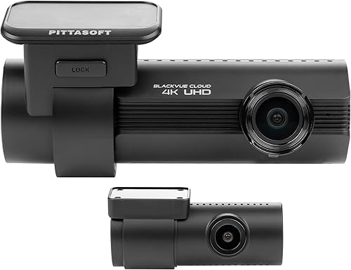 BlackVue DR970X-2CH Plus 64GB Dashcam en la nube de doble canal 4KFull HD Sensor CMOS STARVIS 2 Wi-Fi integrado, GPS, monitor de voltaje en modo