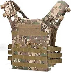 Colete tático para atividades ao ar livre, multifunções, expansão MOLLE e conveniente treinamento militar COS exercícios de combate JPC
