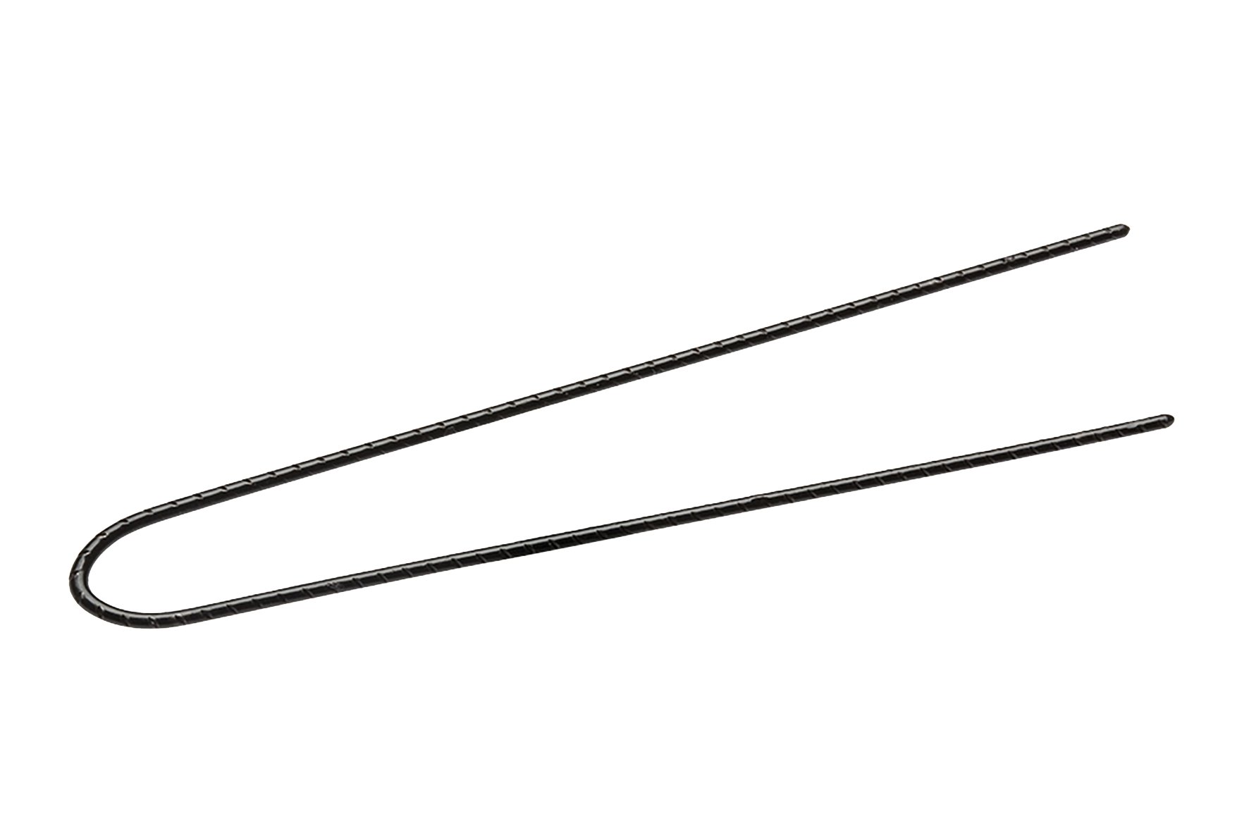 Comair 3150604 Lockennadeln schwarz geriffelt, 500er Box, 72 mm