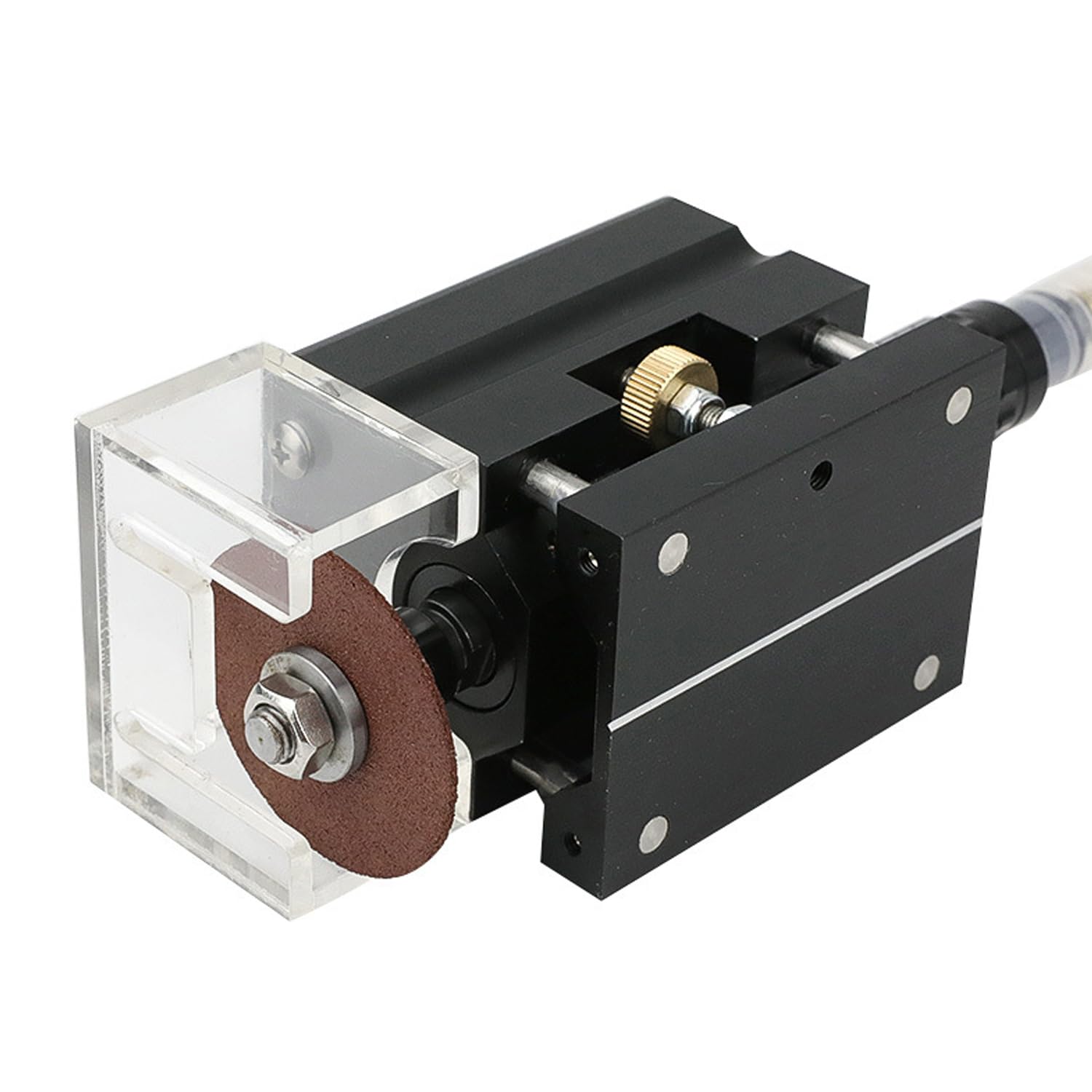 Amoladora neumática portátil para ranurado, Disco de 50 mm, Control de Velocidad de rotación, Ideal para el rectificado de Troqueles Planos y Aplicaciones con Discos abrasivos.