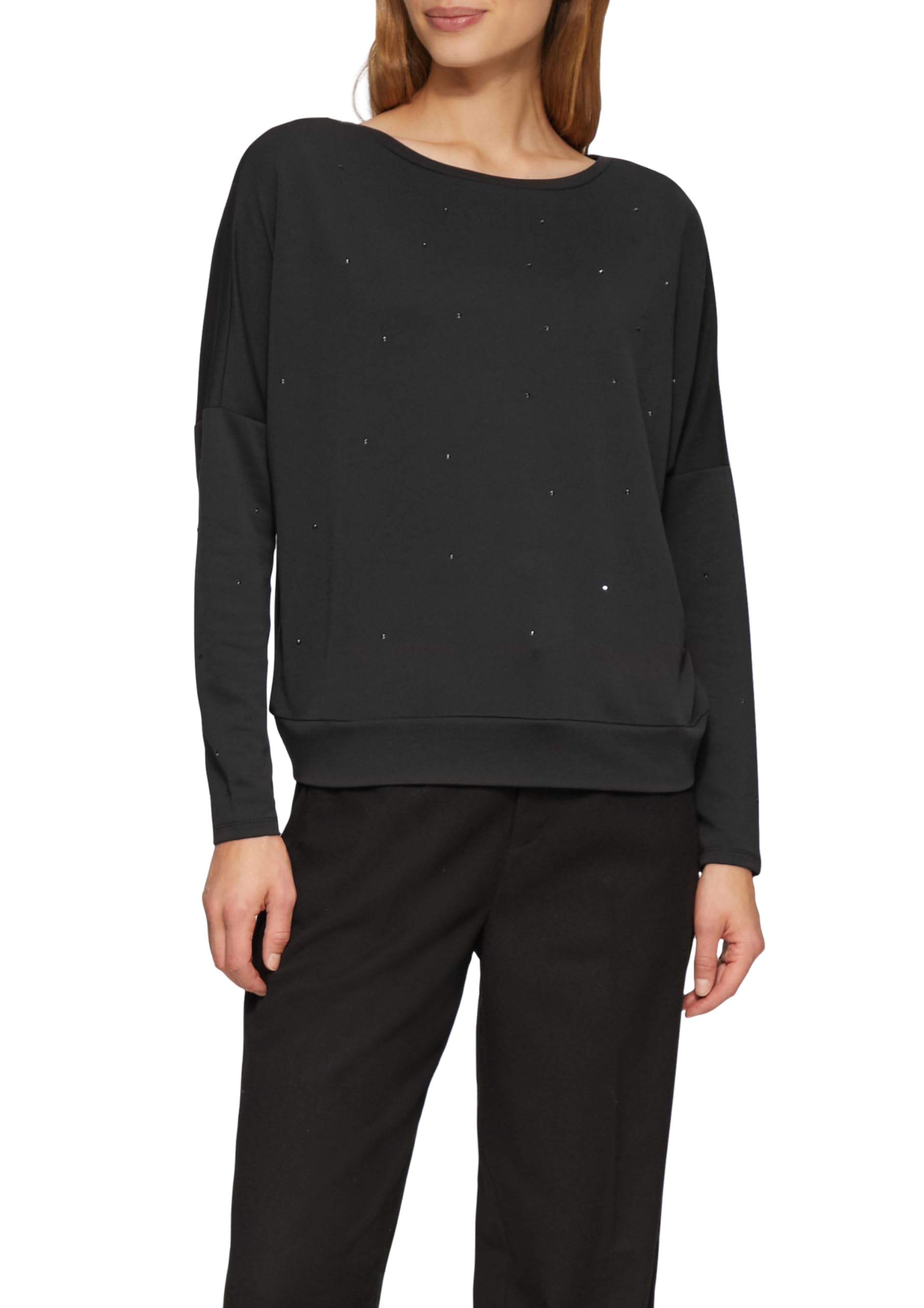 s.Oliver Jerseyshirt mit Schmucksteinen