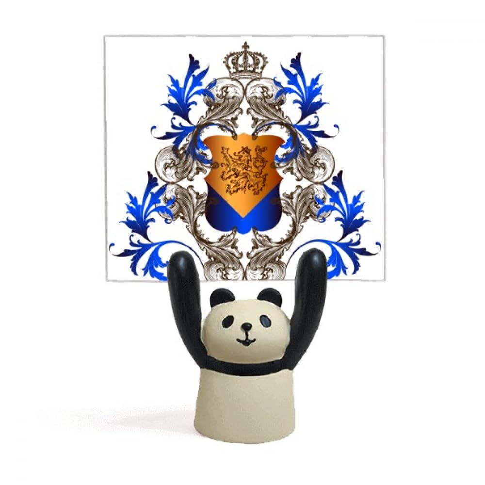 Support médiéval chevaliers de l'UE avec porte-note panda mignon