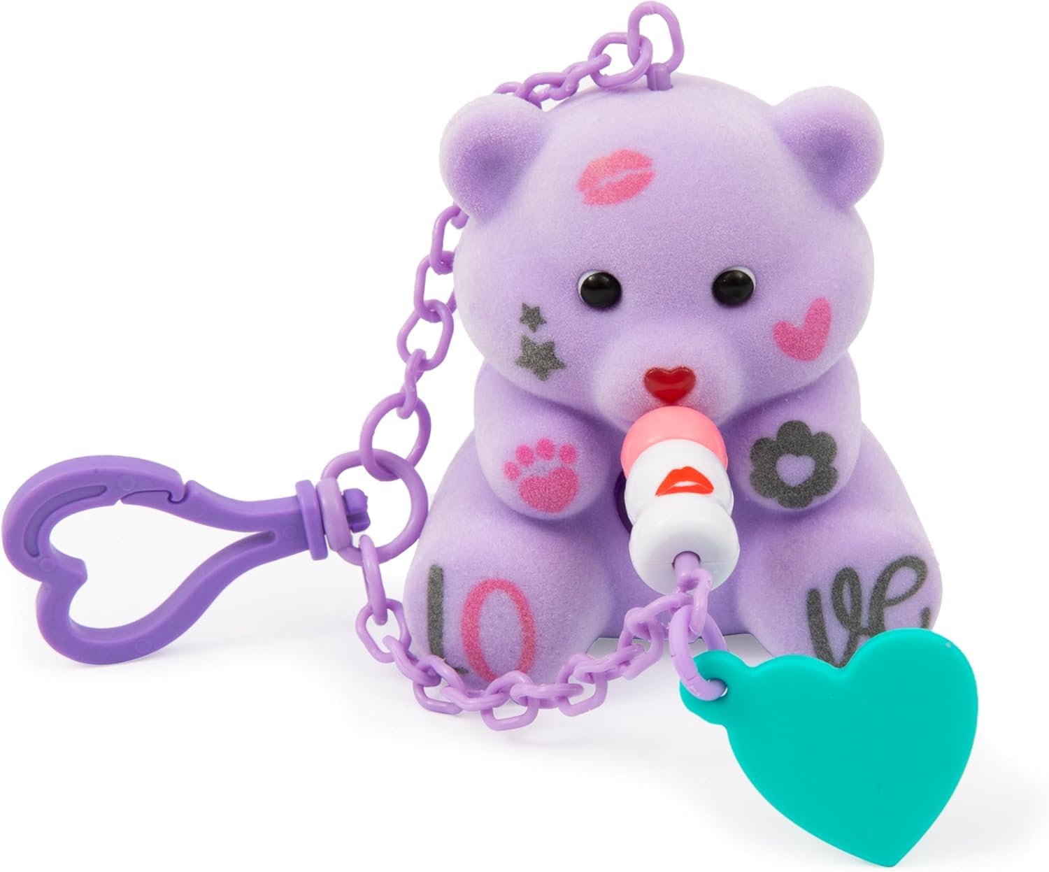 Giochi Preziosi Coccolotti Love&Tell 4ever Orsetto Lilla Con Registrazione Portachiavi Giocattolo Interattivo per Bambini 4+