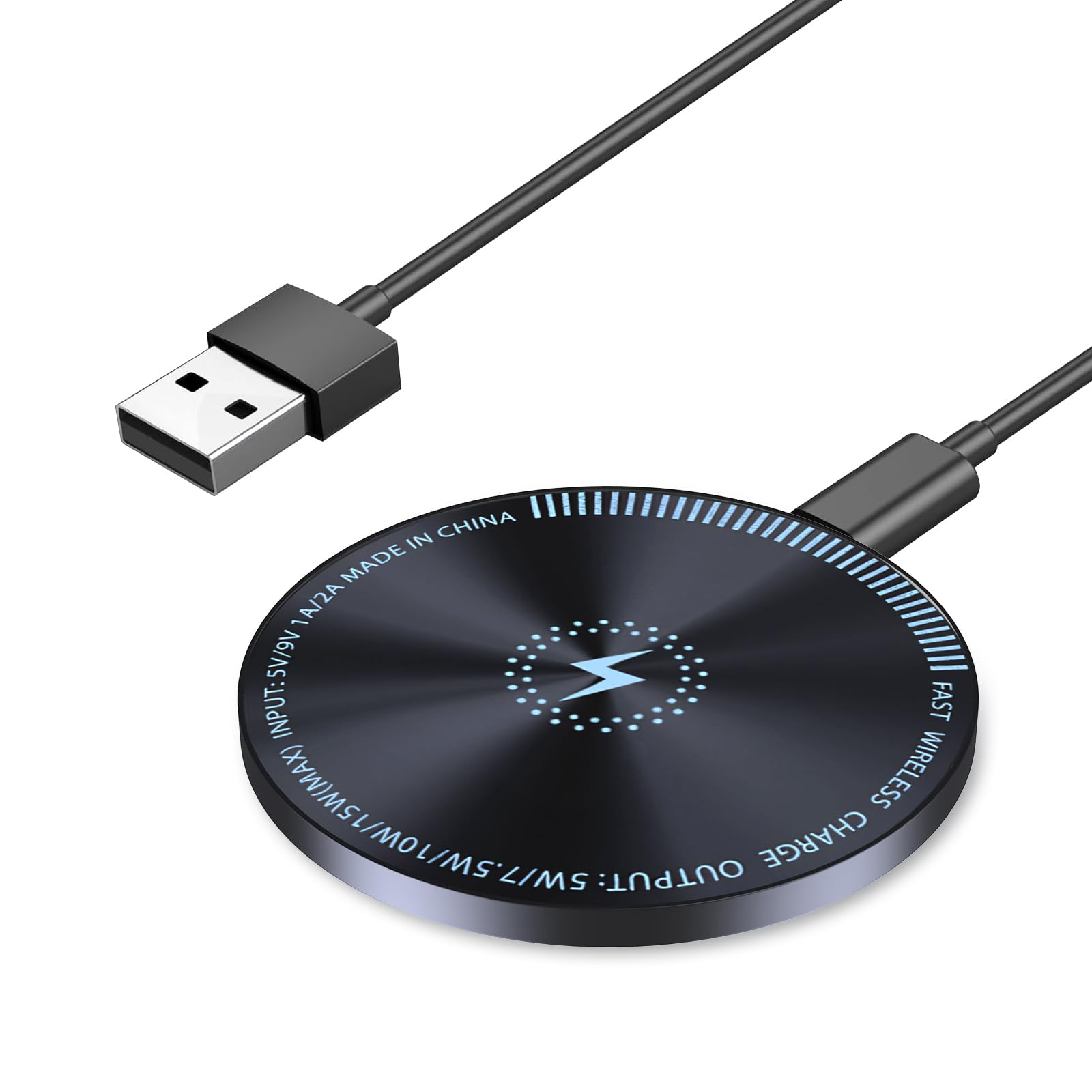 Chargeur Sans Fil Agnétique Pour IPhone 15W, Chargeur Rapide