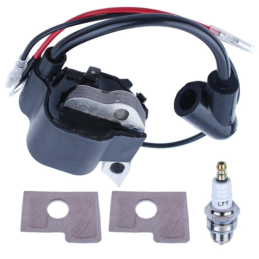 Bobine d'allumage for MS170 MS180 017 018 MS170C MS180C, for Filtre à W L7T/BPMR7A, Bougie d'allumage de tronçonneuse, Remplacement 1130 400 1302 Pièces de Jardin