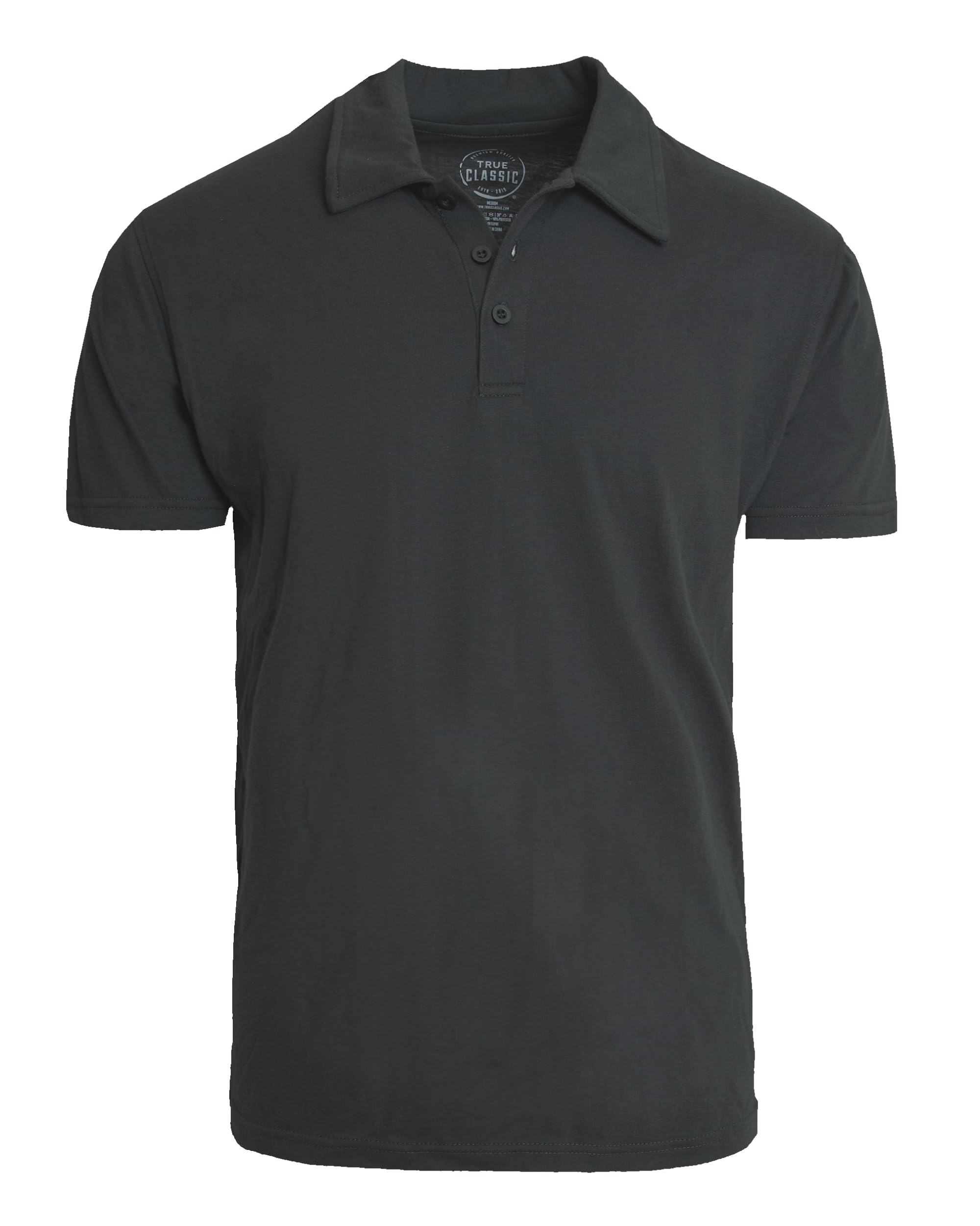 True Classic Polo Shirts for Men – Mens Polo Shirts Short Sleeve Cotton, Dry Fit Golf Shirt for Men, Personalized Custom Cut