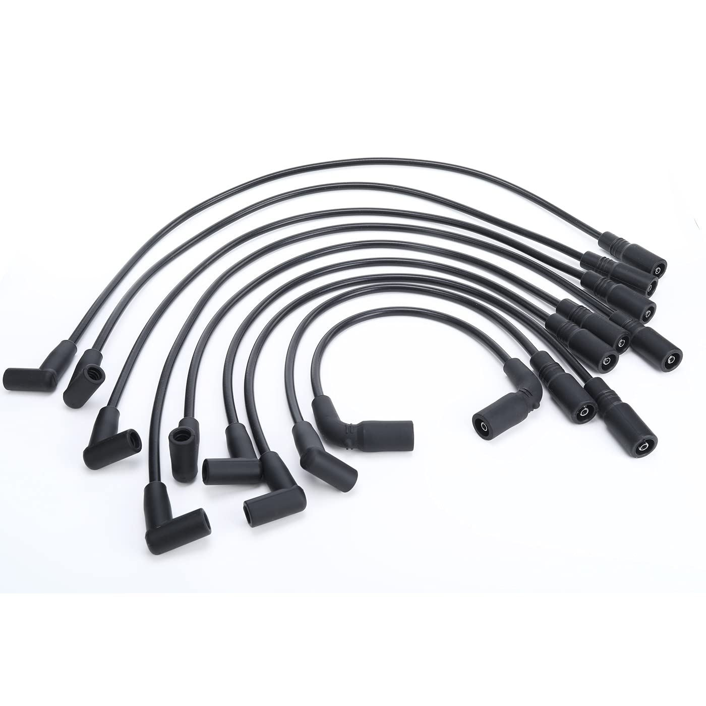High Performance 9746KK Spark Plug Wire Set Replacement for Chevrolet GMC Isuzu Oldsmobile, 450ohms/foot