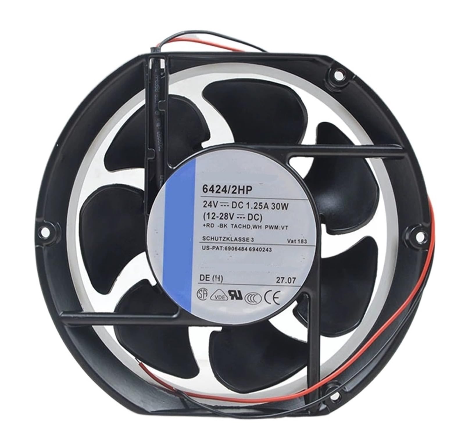 FSBNMNXPQ 6424/2HP DC 24V 1.25A 30W 17250 172X150X50 Cooling Fan