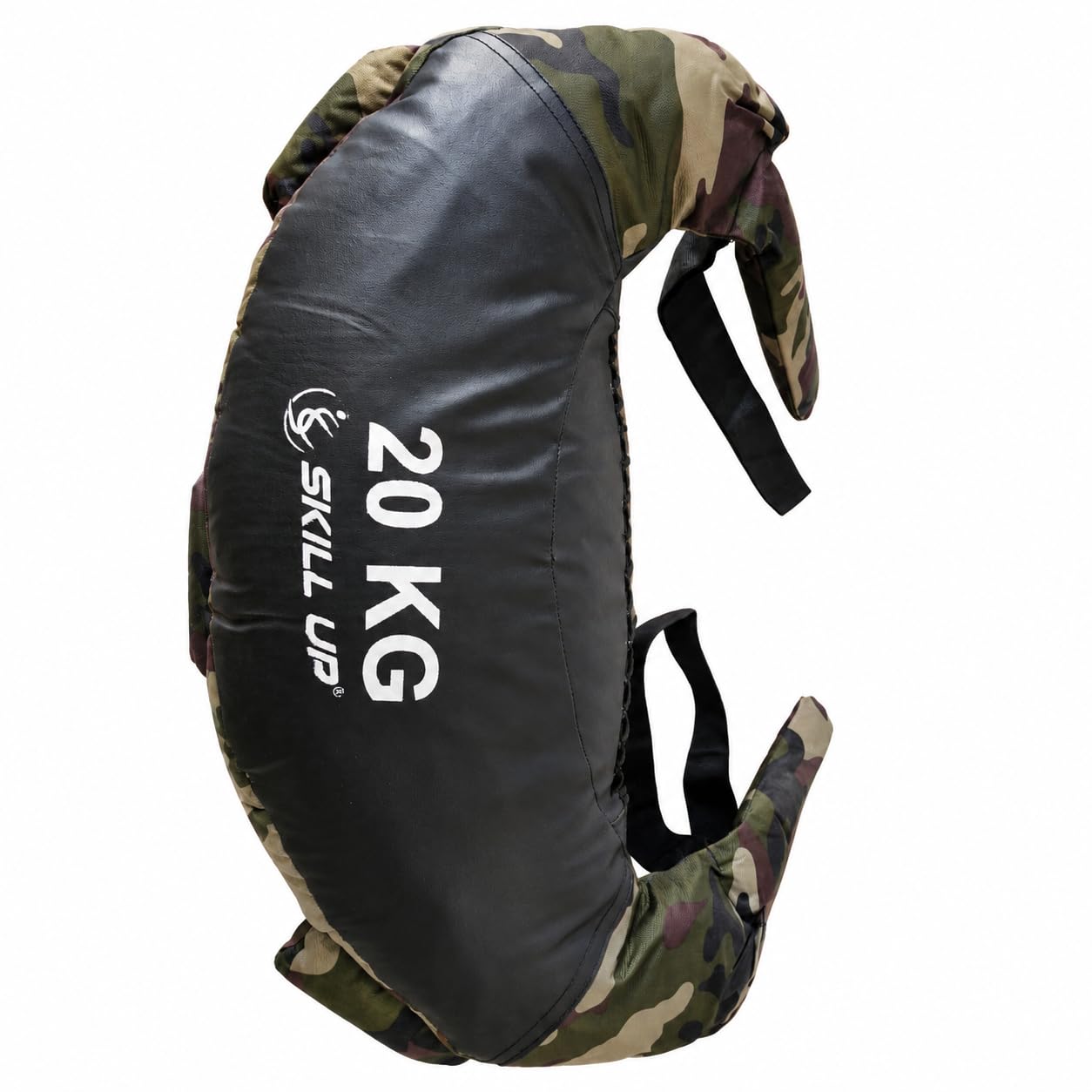 Skill Up Bulgarian Bag (20 Kg), Strength (Core) Training, Cross Fit, Wrestling, with Multiple Hand Grips, Durable, for Women, Men (1 Piece)-image-38