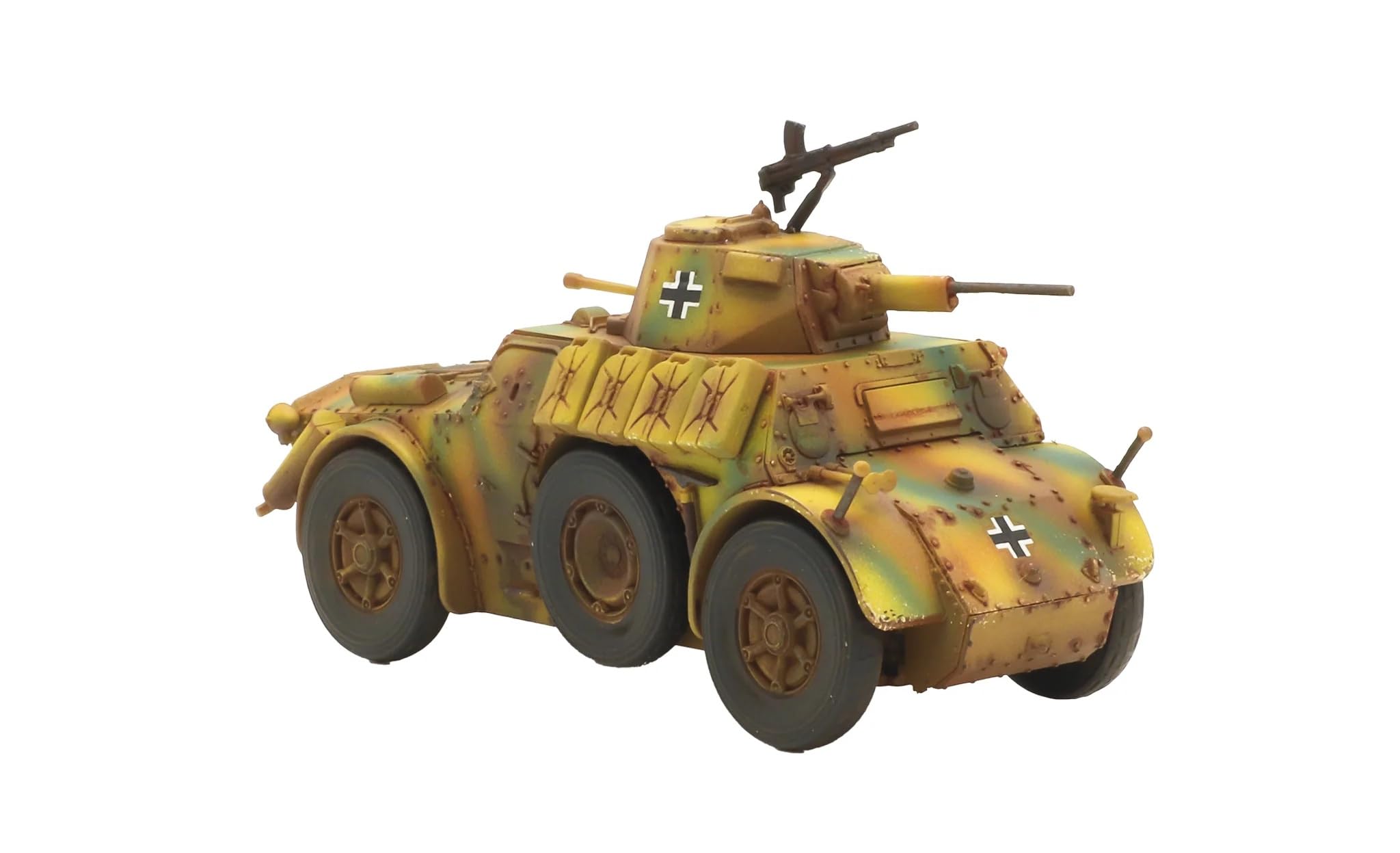 Warlord Games Autoblinda AB41/43 - Modellino corazzato in plastica dell'esercito italiano, in scala 1:56/28 mm, modellino in scala 1:56 per miniature della Seconda Guerra Mondiale
