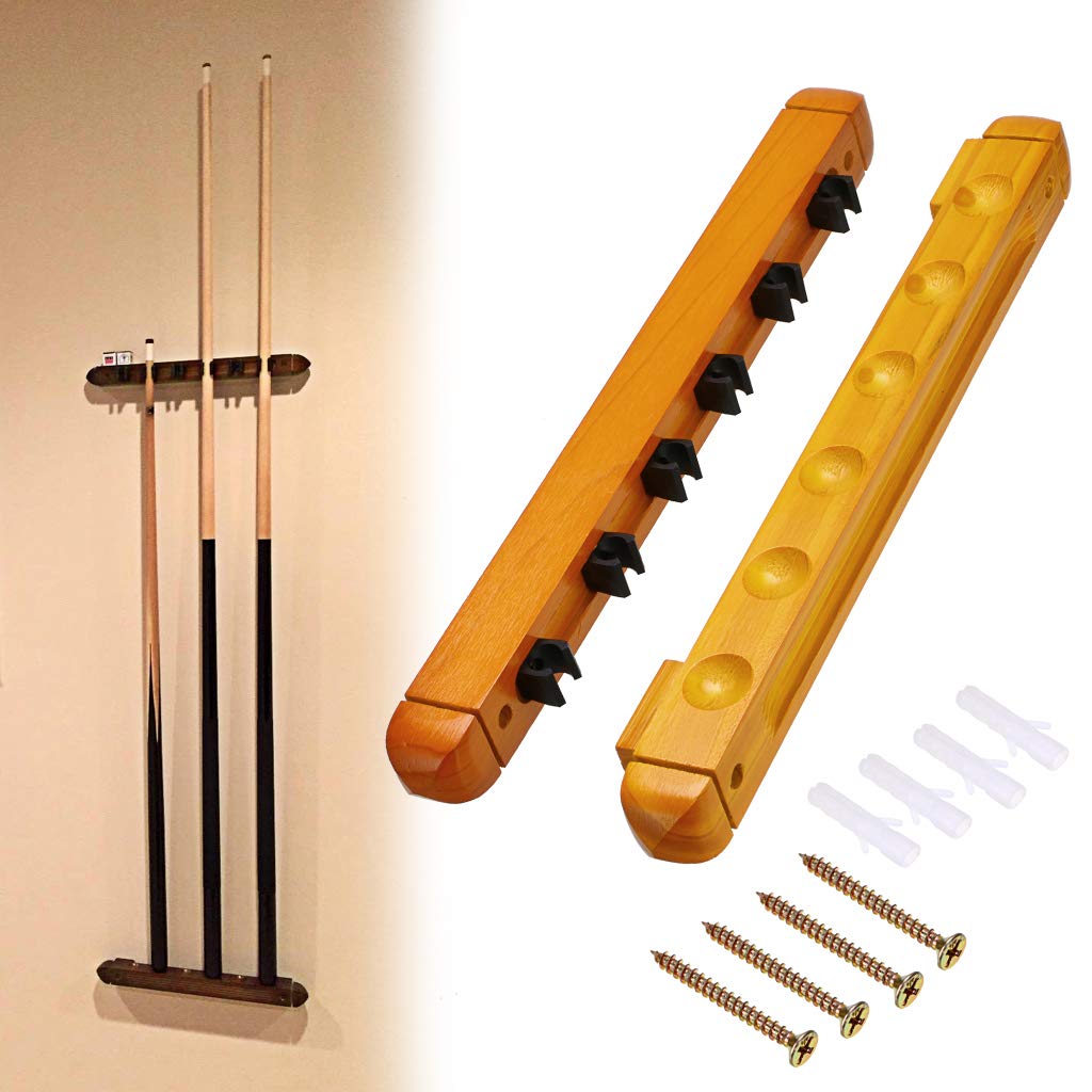 Pool Cue Rack Jetisva 6 Wall Mounted , Black, Vertical, Snooker And ...