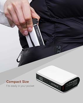Battery Pack for USB Heated Blanket Heated Vest & USB Portable Heating Pad with High Power and Large Capacity