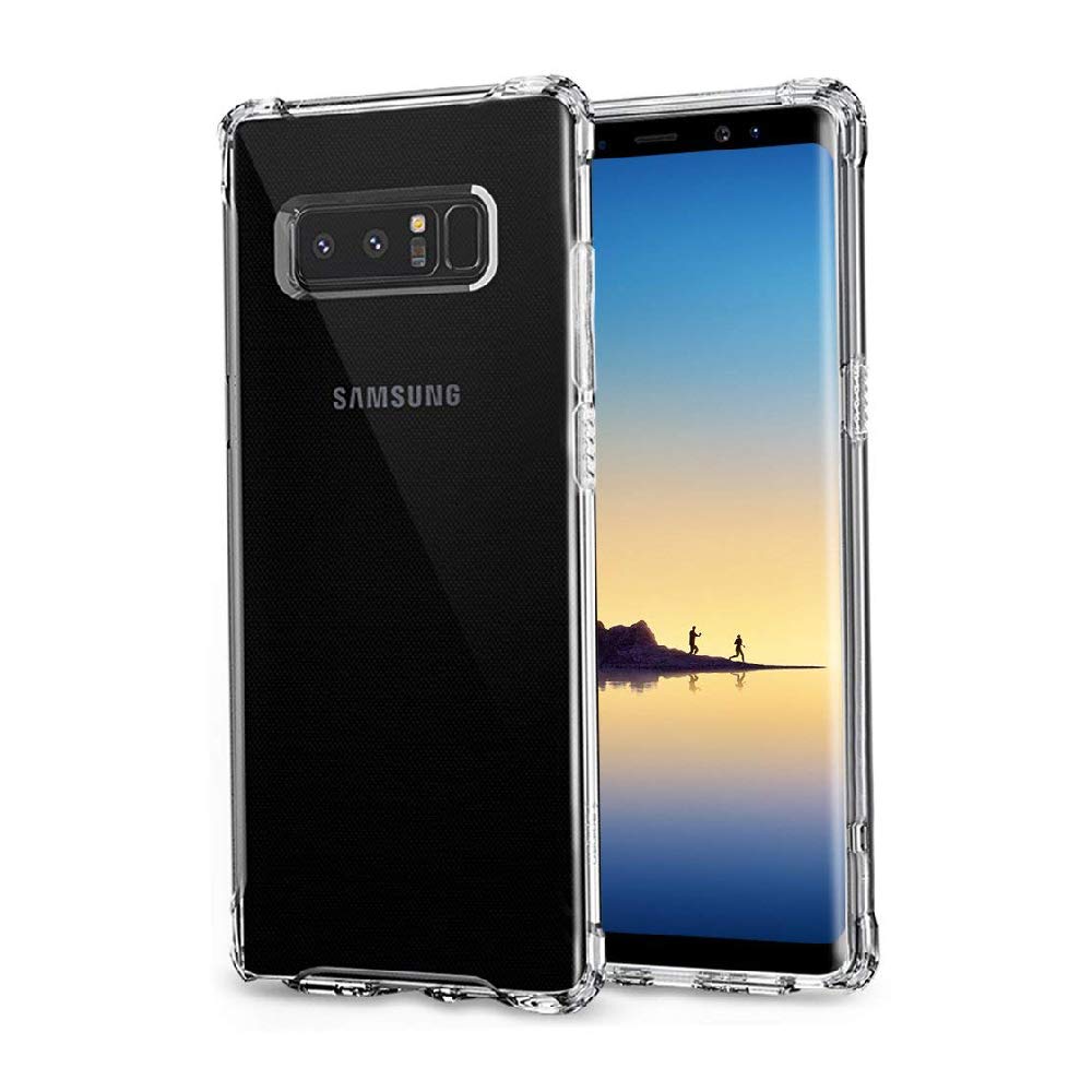 Amazon Brand - Solimo Mobile Cover (Soft & Flexible Shockproof Back Case with Cushioned Edges) Transparent for Samsung Galaxy Note 8 (B08QSV5Q9K) Amazon Price History, Amazon Price Tracker
