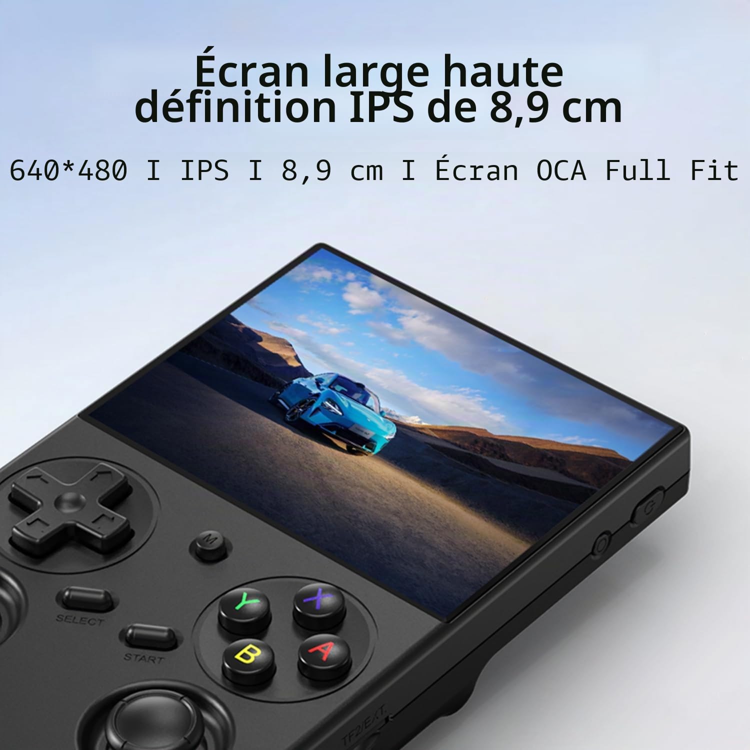 Console de Jeux Portable XiFanHo RG35XX Pro, système Linux, Carte TF intégrée de 64 Go, écran IPS de 3,5 Pouces, Batterie de 3 200 mAh, Sortie HDMI vers téléviseur, Consoles de Jeux rétro (Noir)