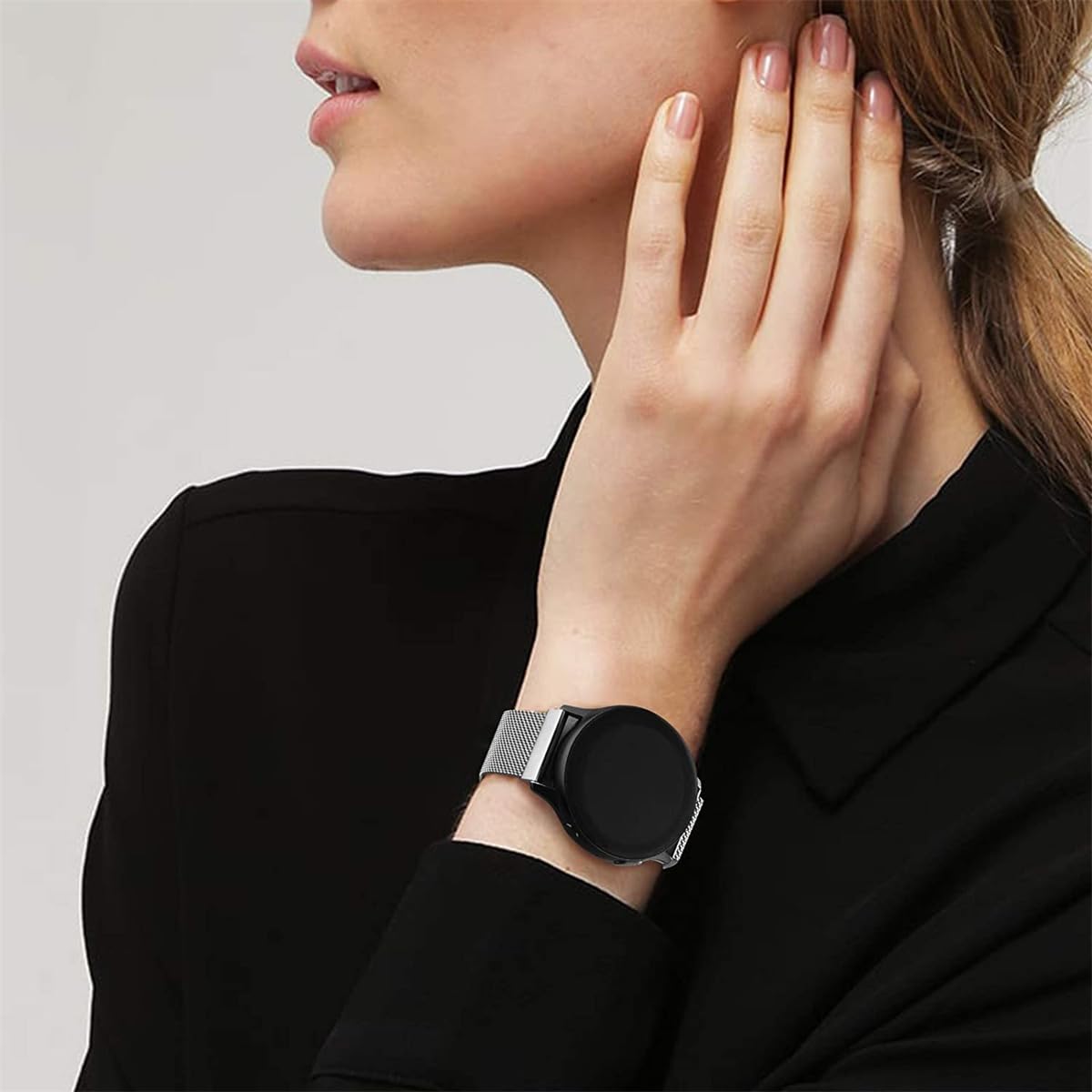Armbänder für Samsung Gear Fit 2/Gear Fit 2 Pro Armband, Rostfreie Stähle Magnetischer Armband für