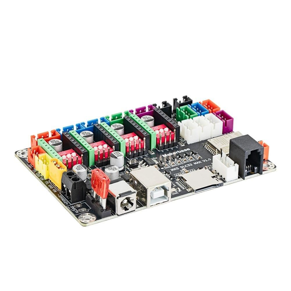 Controlador CNC 4 DLC32 Max Tarjeta de Expansión GRBL 32 Bit ESP32 Shield Breakout Board Piezas para Máquinas de Grabado